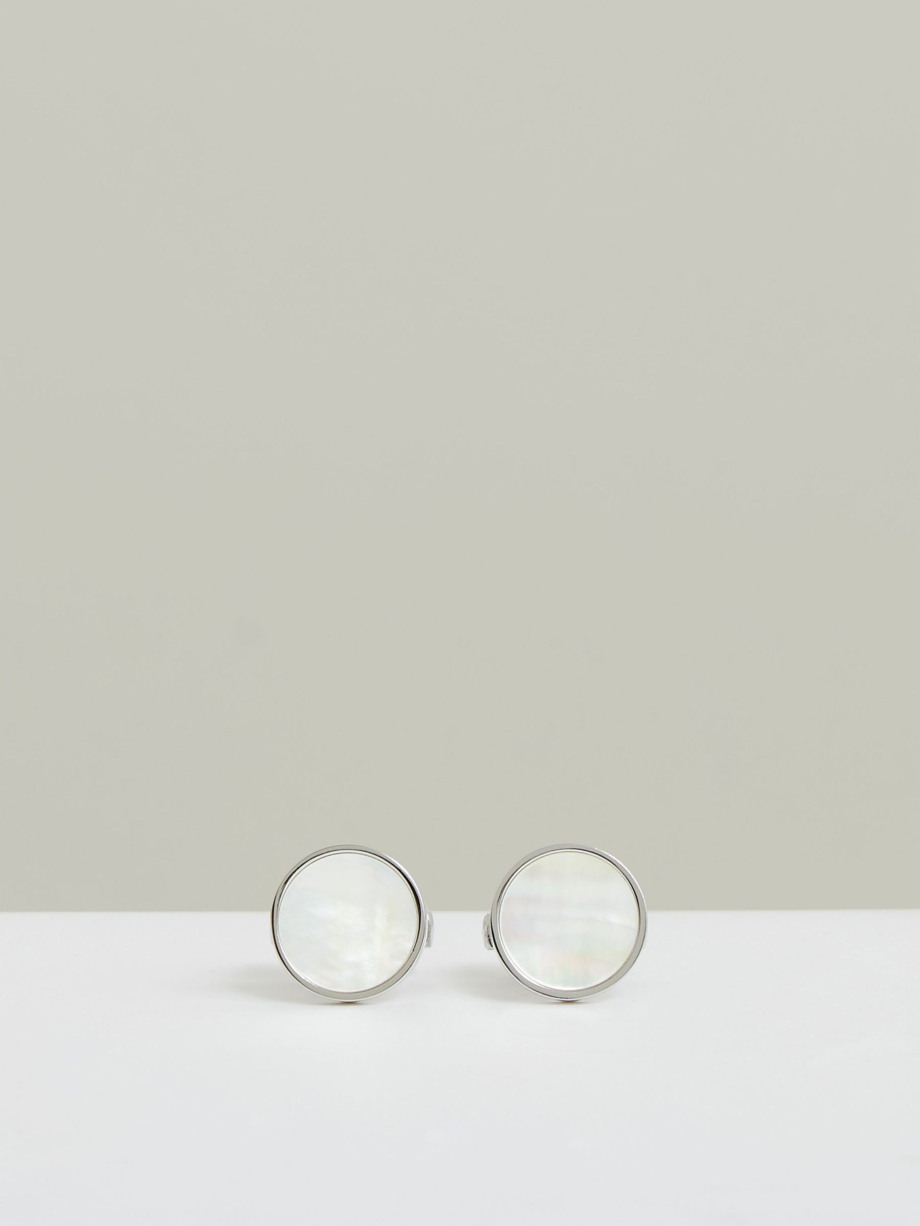 Cufflinks in Silver Tone /Mop (F23370) | €85