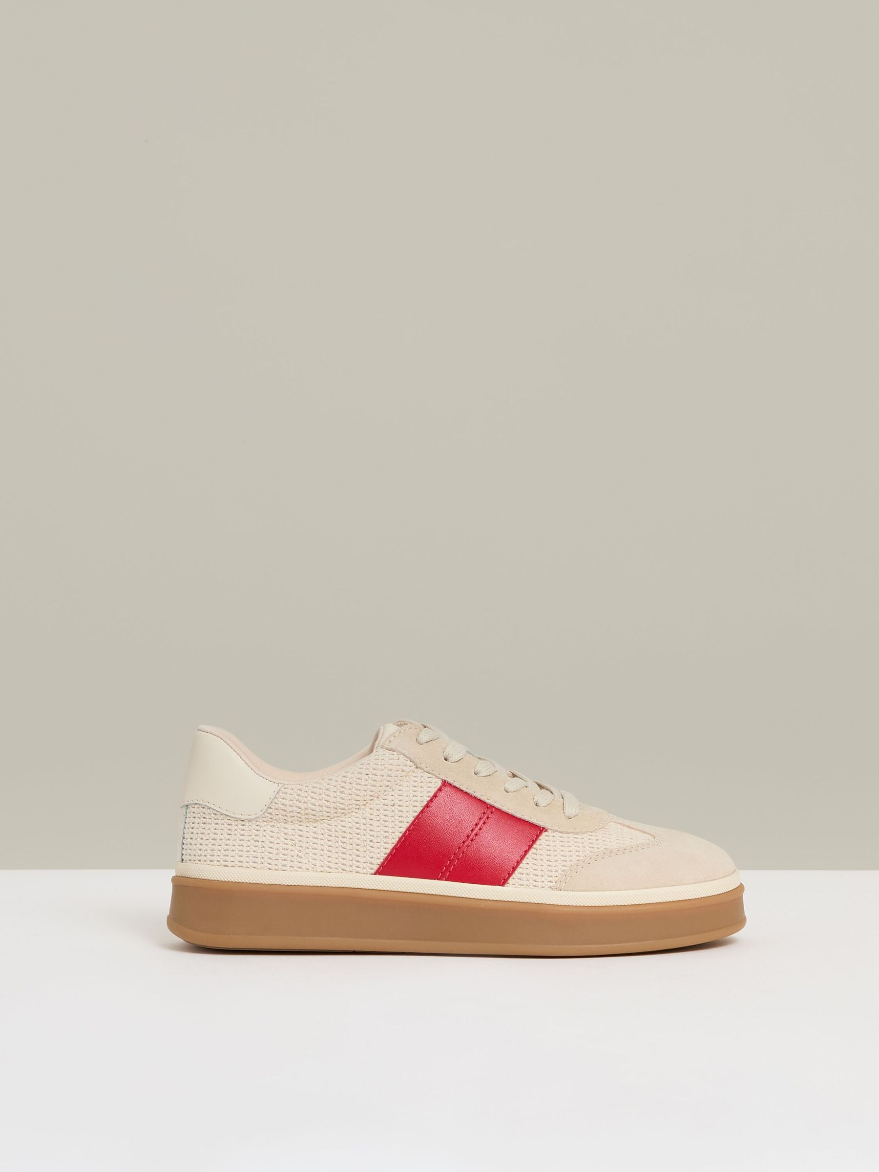 Woven Low-Top Trainers in Neutral (F27963) | €225