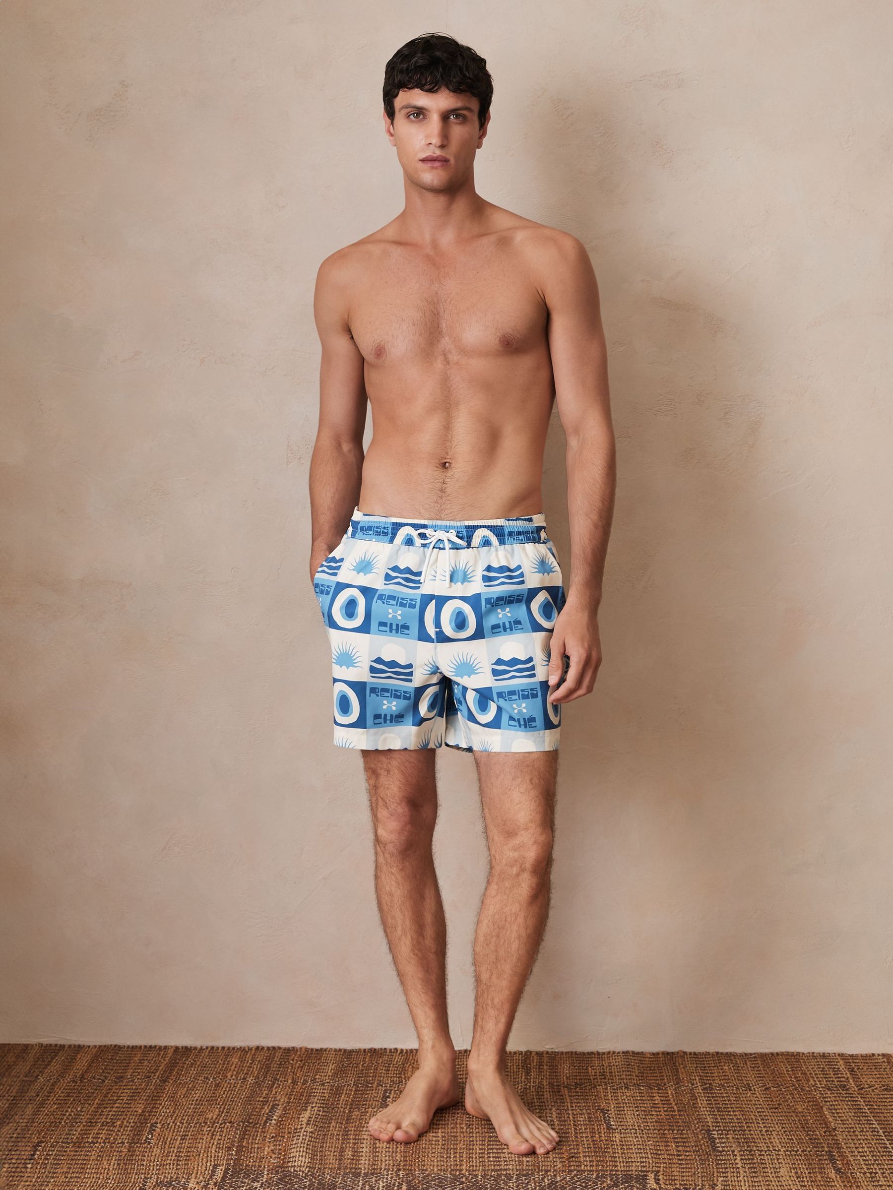 Swim Shorts in Blue Multi (F27999) | €95