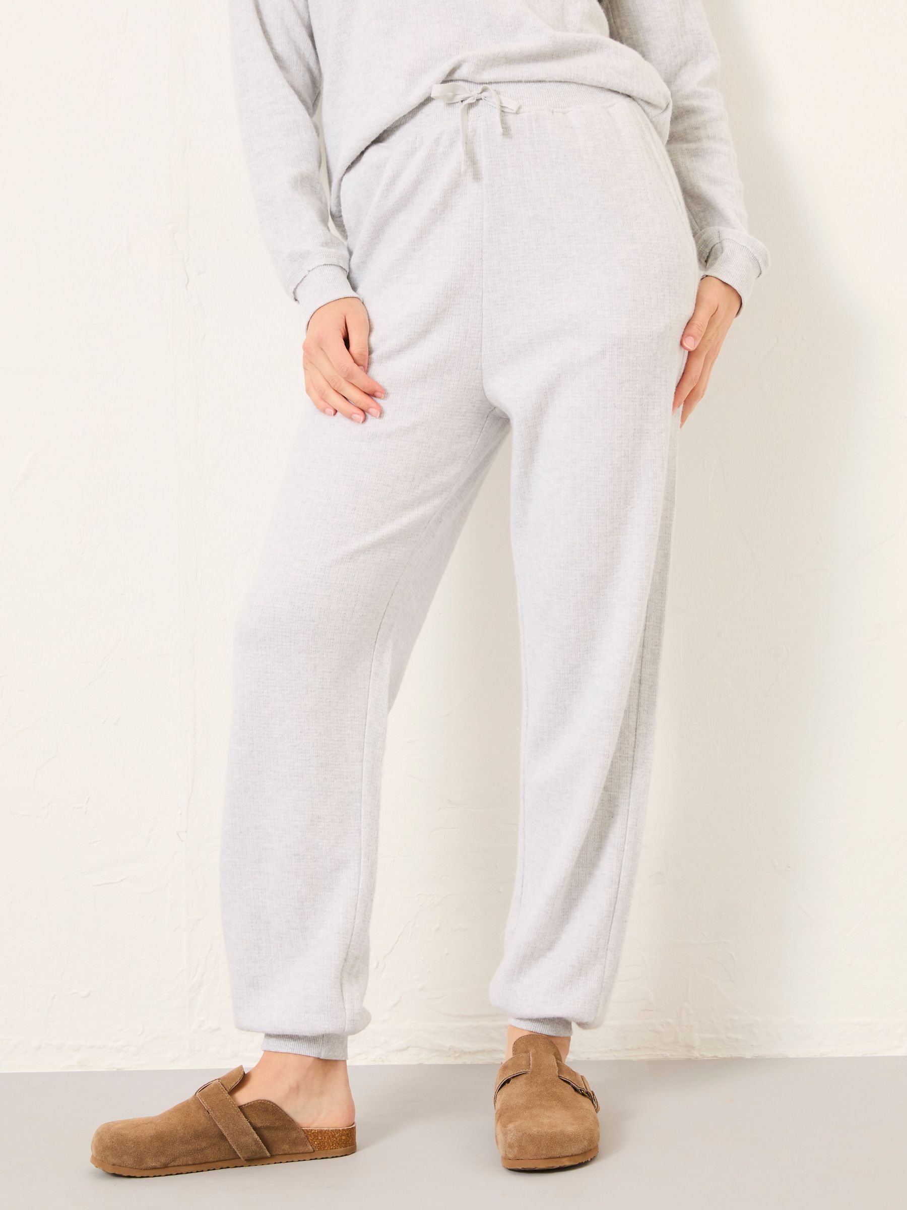 Grey Cuffed Lounge Bottoms (F31611) | $59