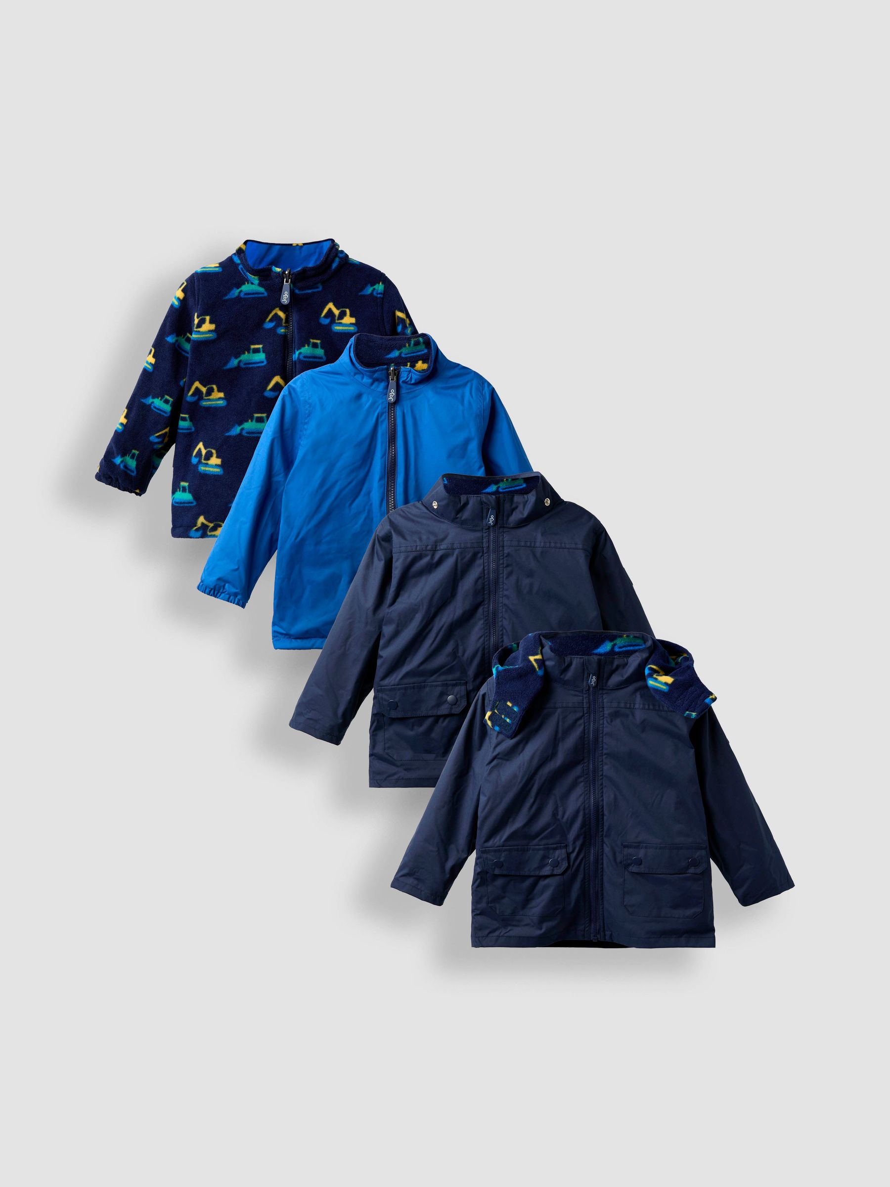 Navy Digger 4-In-1 Waterproof Jacket (F34887) | $112 - $119