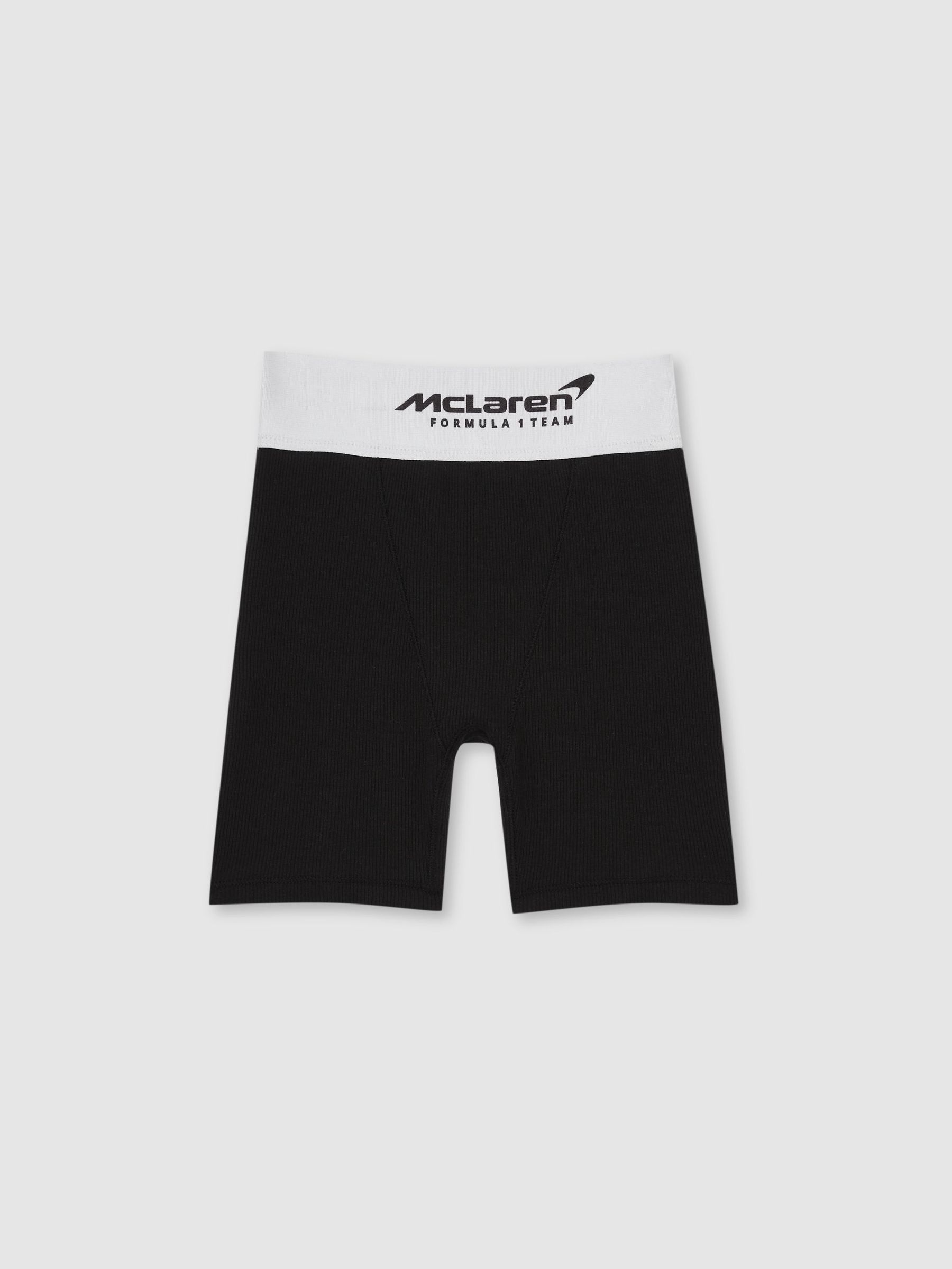 McLaren F1 Team Ribbed Cycle Shorts in Black (F38213) | €40