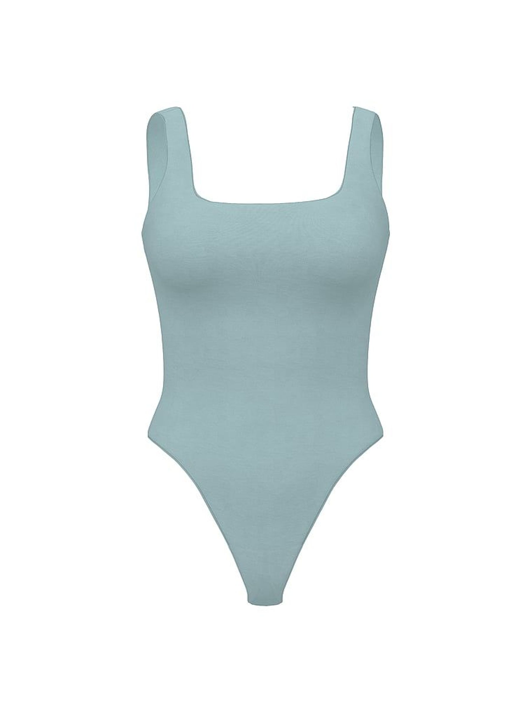 Jupiter Blue FeatherSoft™ Square Neck Tank Bodysuit (F38965) | €52