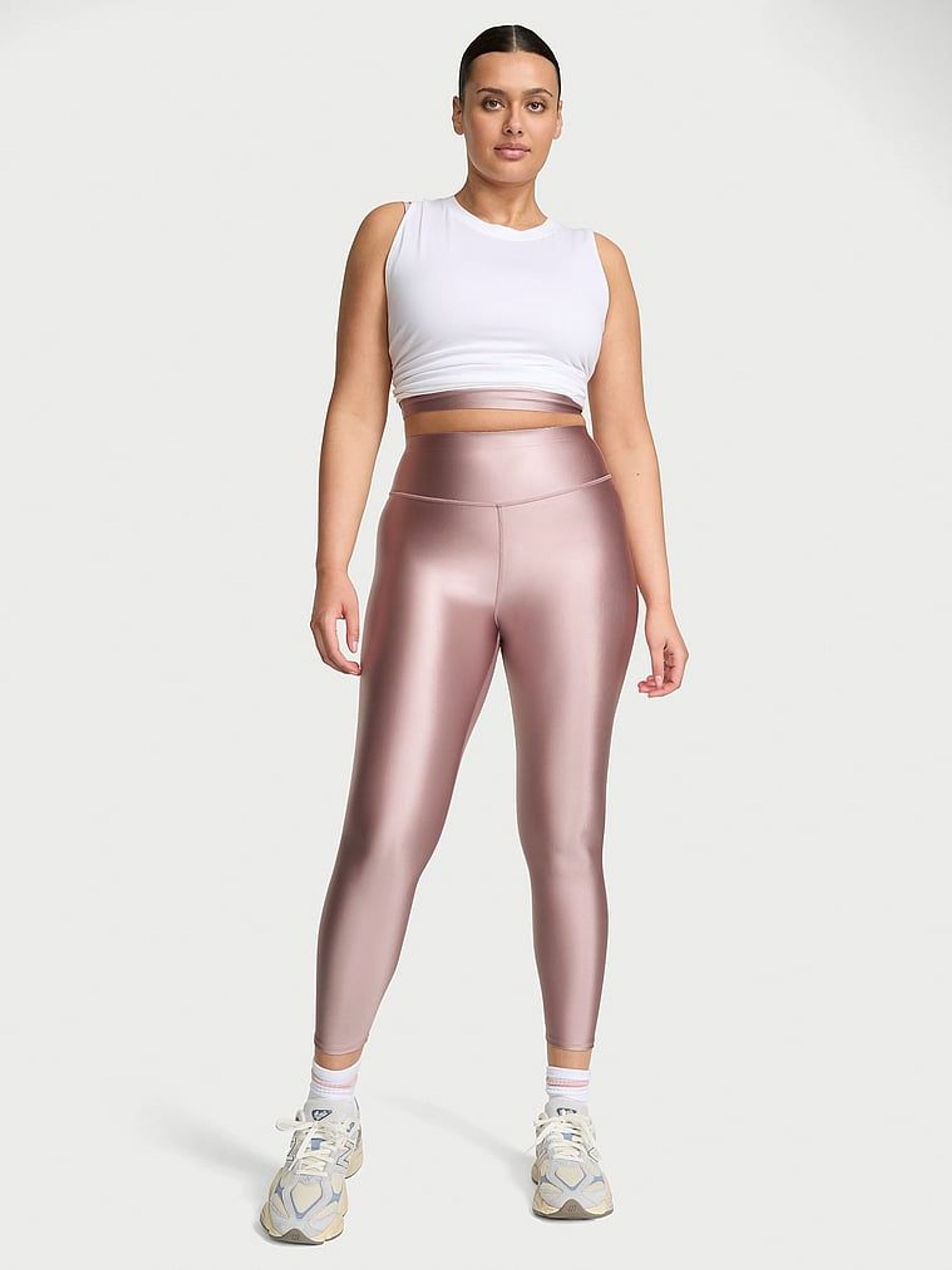 French Mauve Pink VSX GlossyTech™ Leggings (F40295) | €94