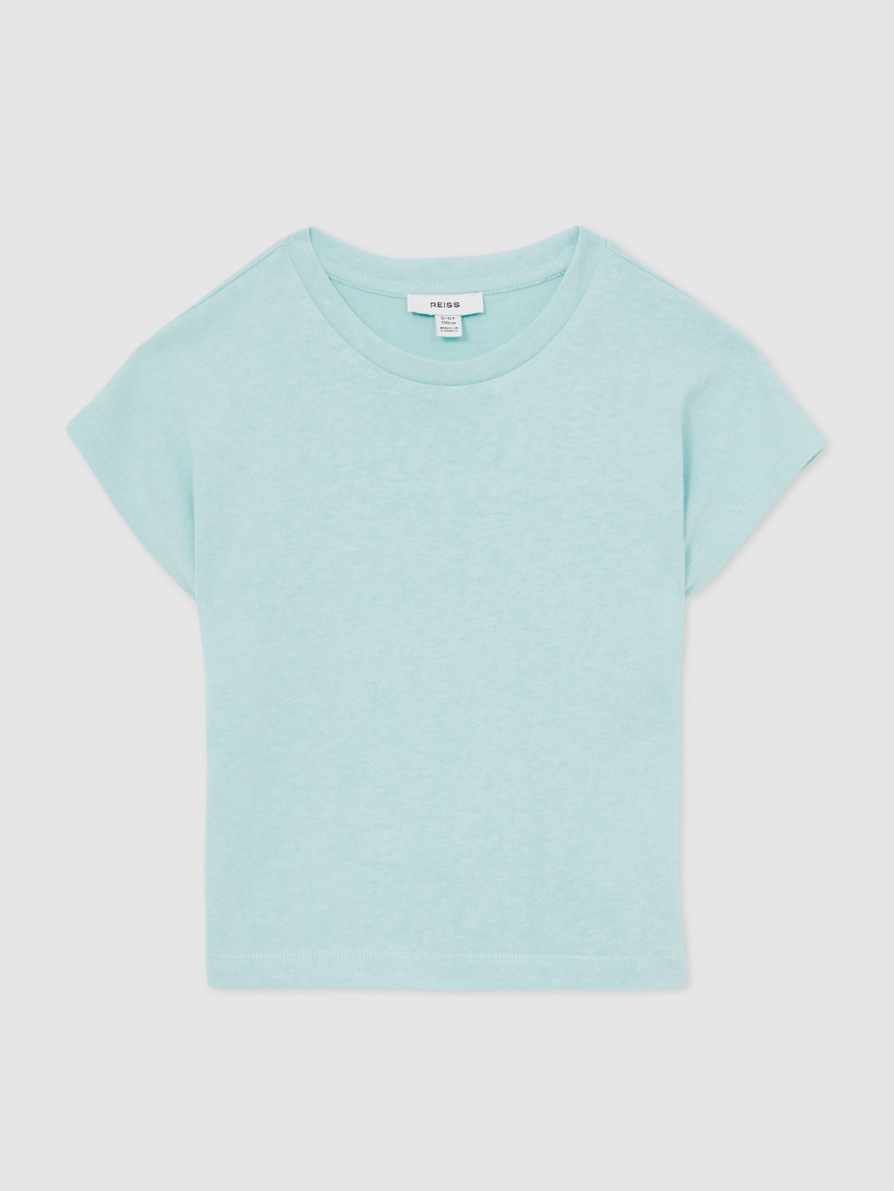 Oversized Cotton-Blend T-Shirt in Blue (F45251) | €35