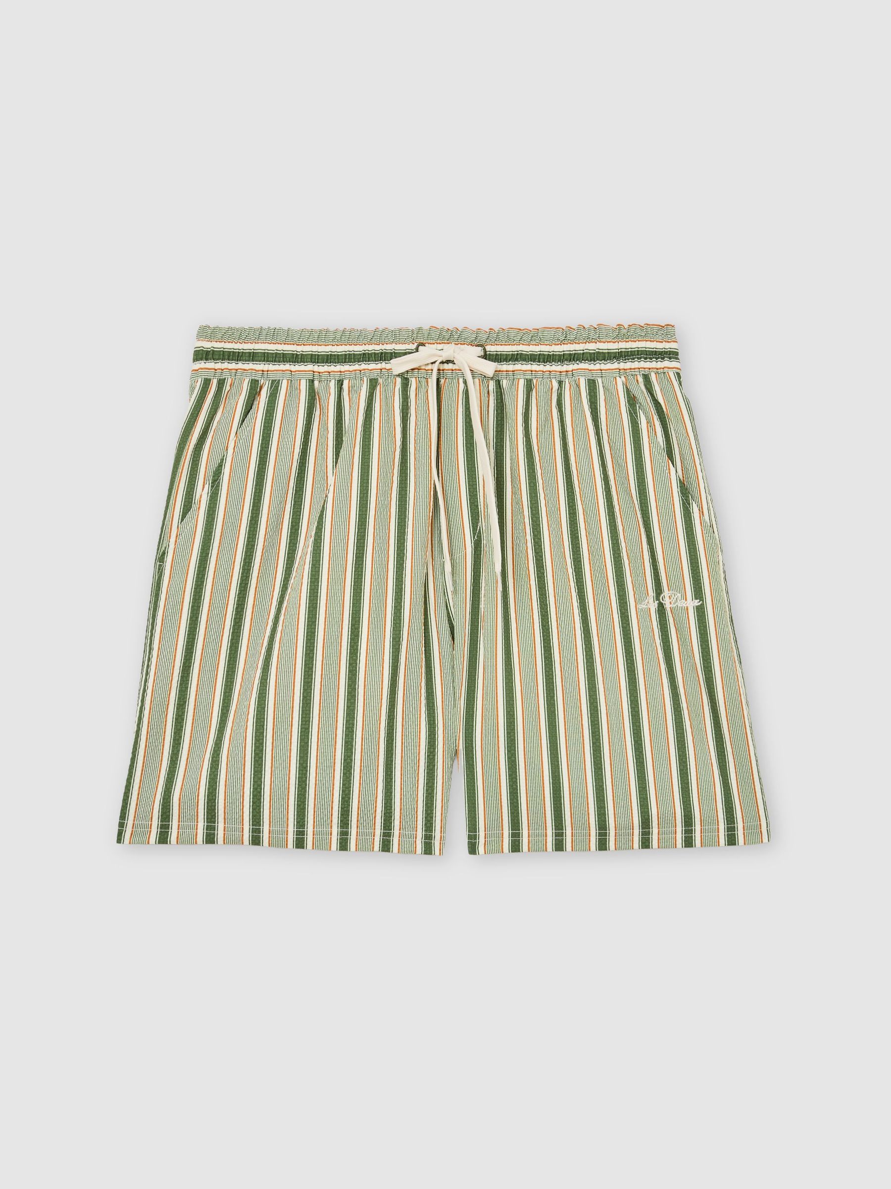 Swim Shorts in Green Stripe (F47008) | DKK615