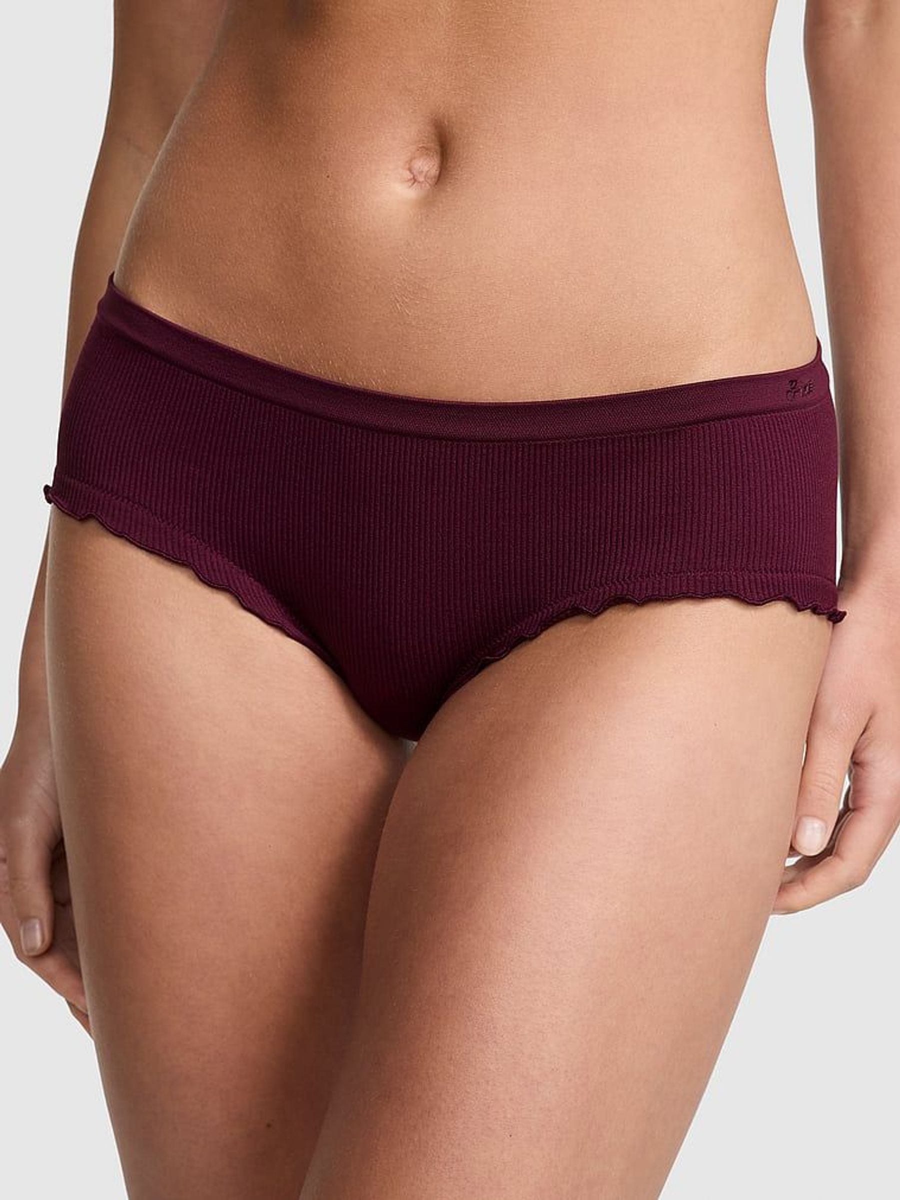 Purple Rose Hipster Seamless Lettuce Edge Knickers (F48003) | €10.50