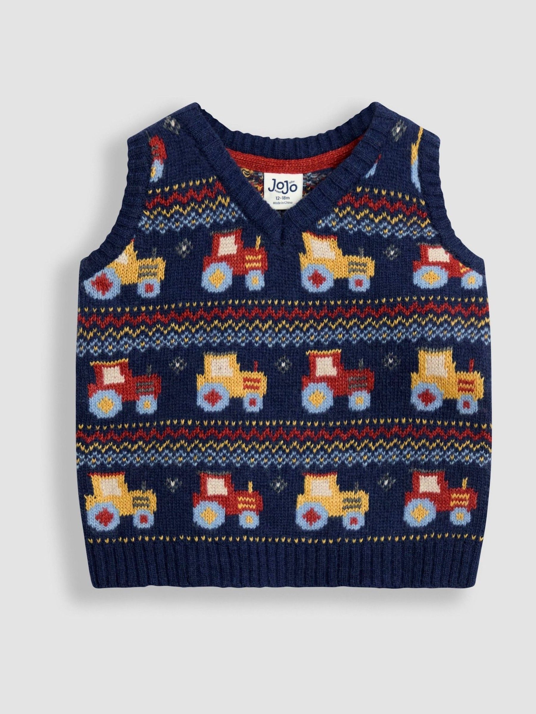 Blue Fair Isle Tank Top (F49206) | $45 - $50