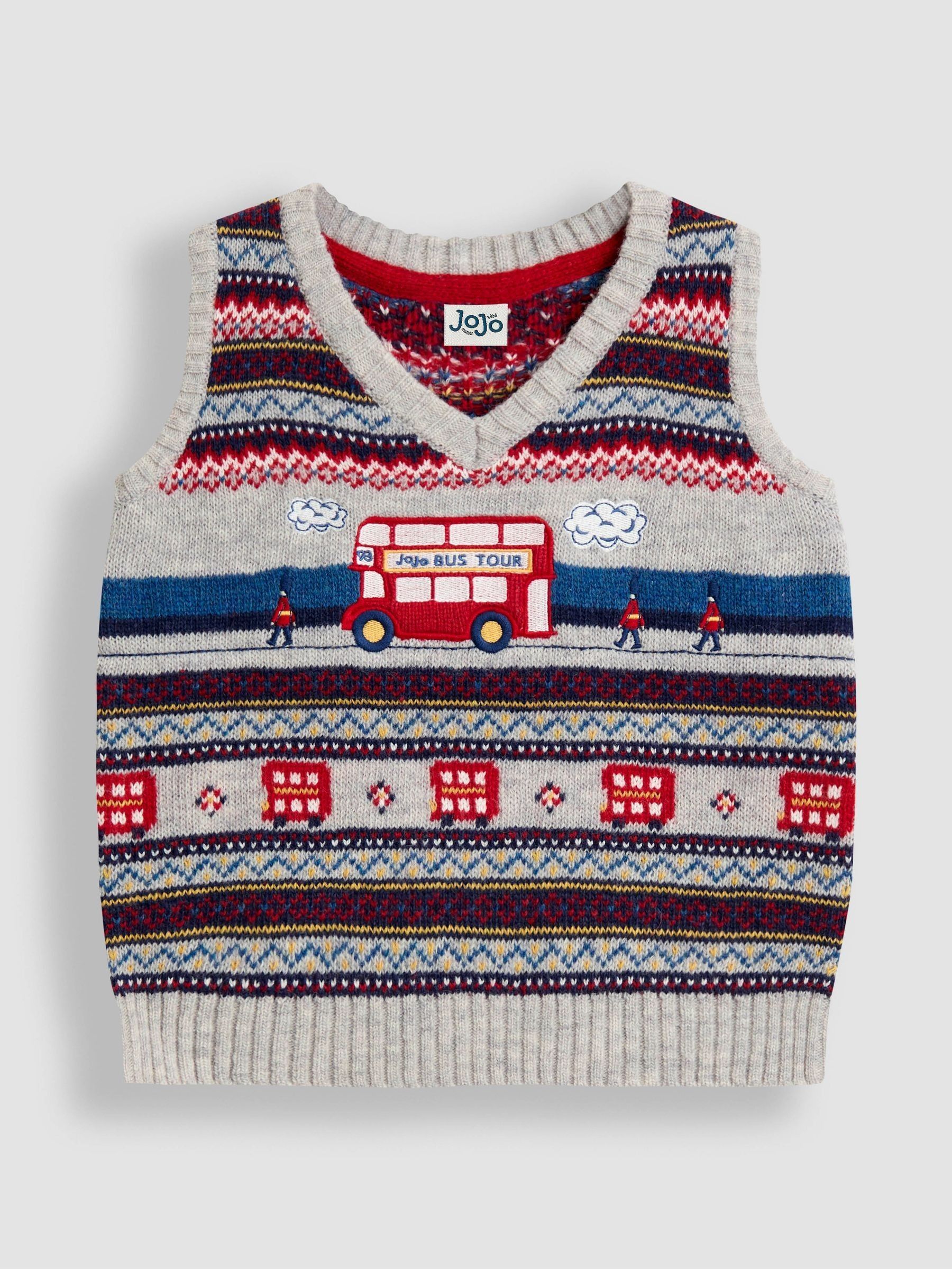 Grey Fair Isle Tank Top (F49222) | $45 - $50