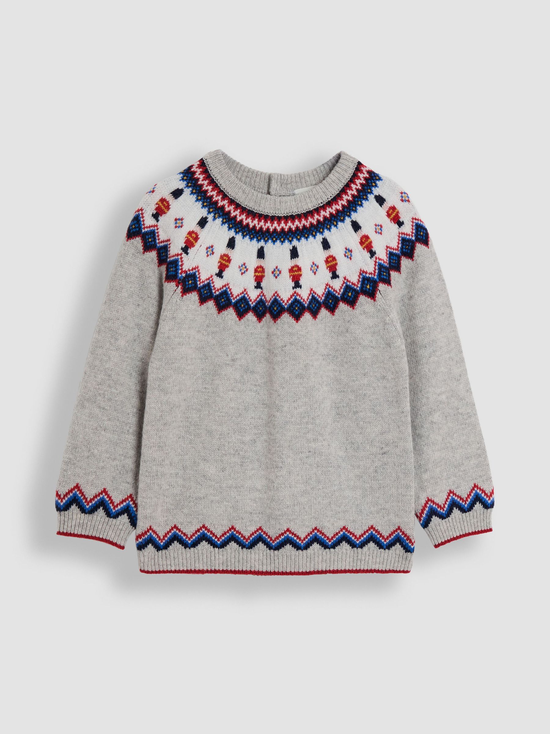 Grey Character Fair Isle Jumper (F49228) | $51 - $62