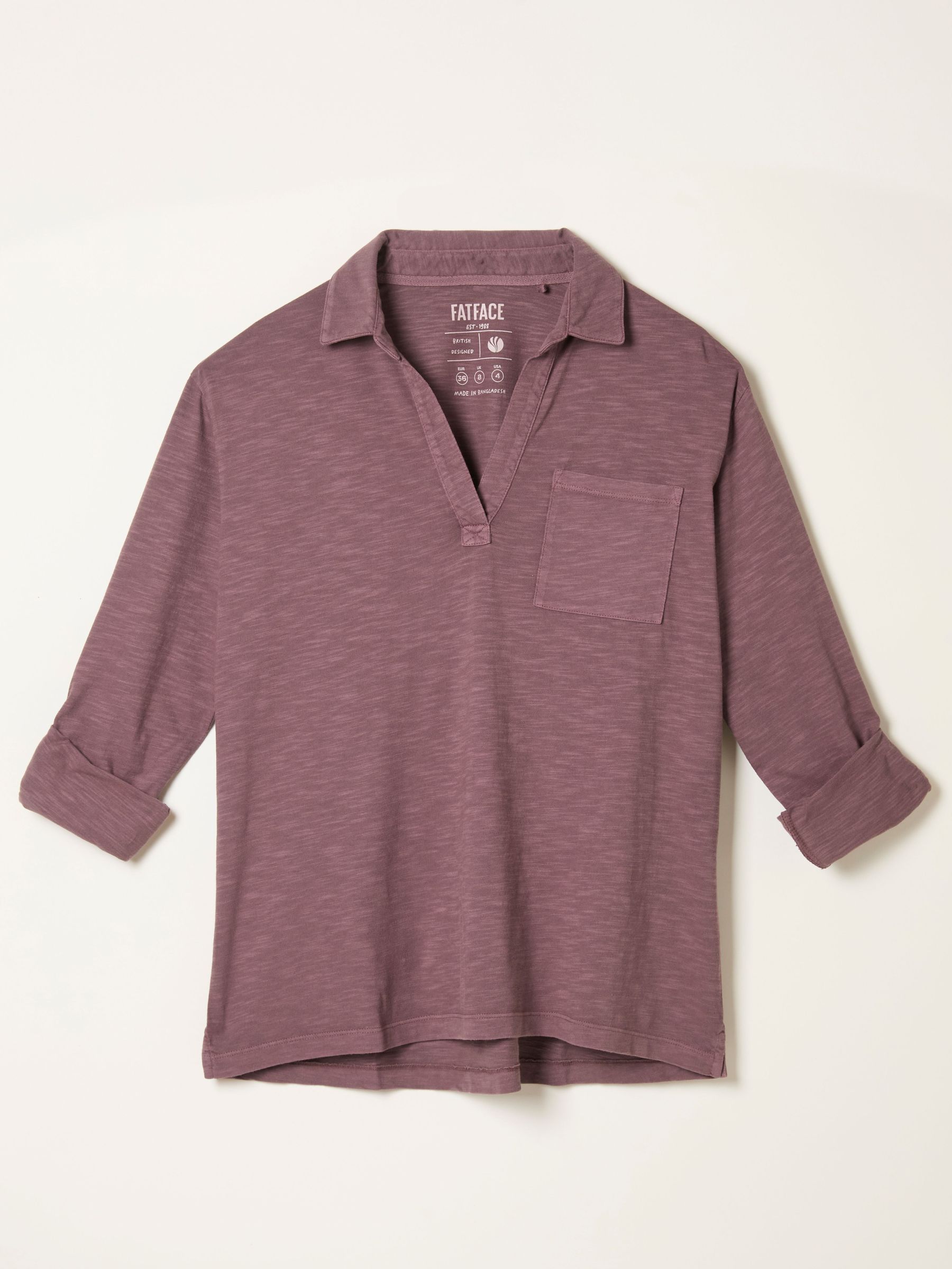 Paige Dusky Purple Jersey Shirt (F50230) | $60