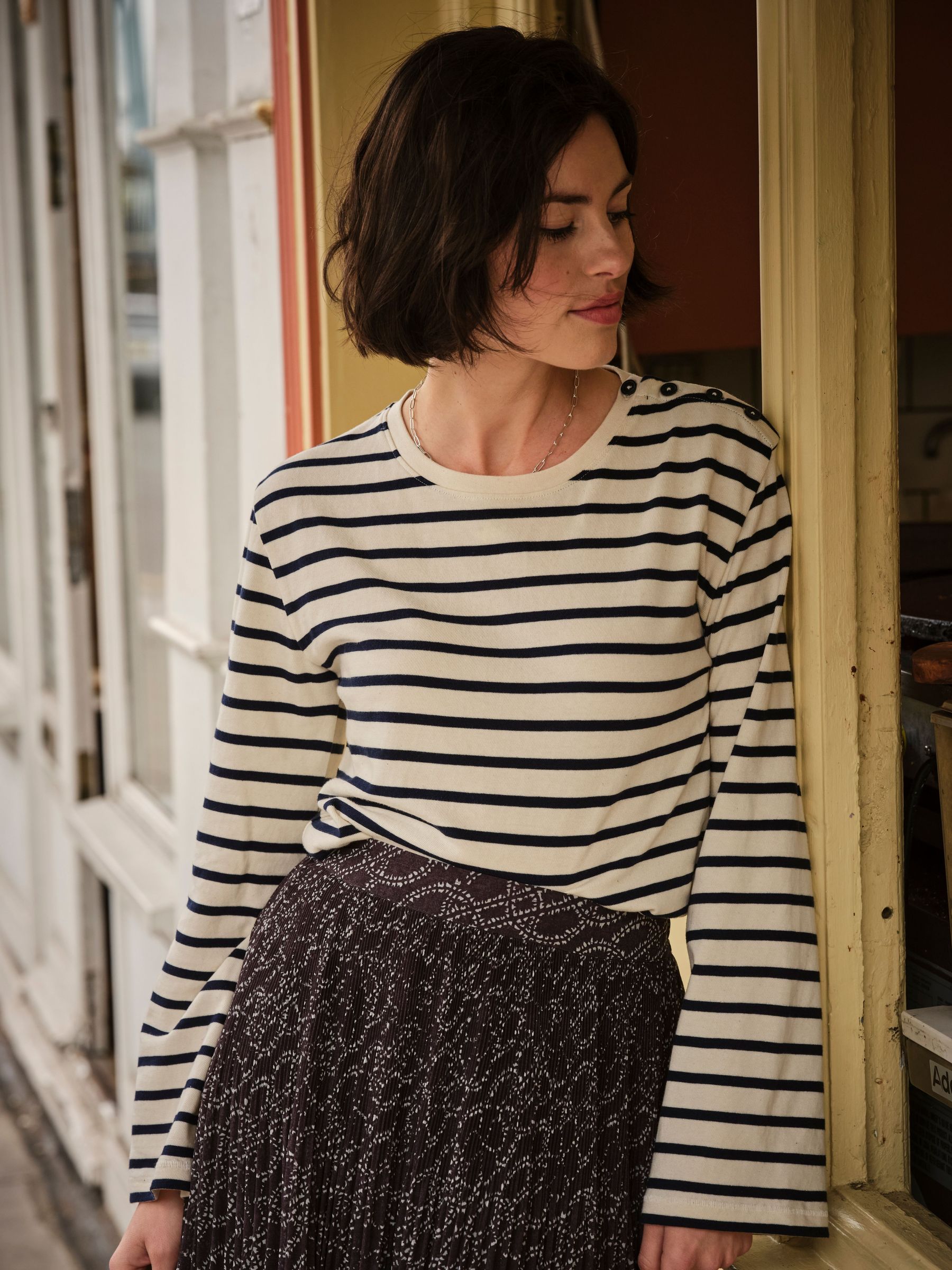 Hope Ivory Stripe Top (F50274) | €46