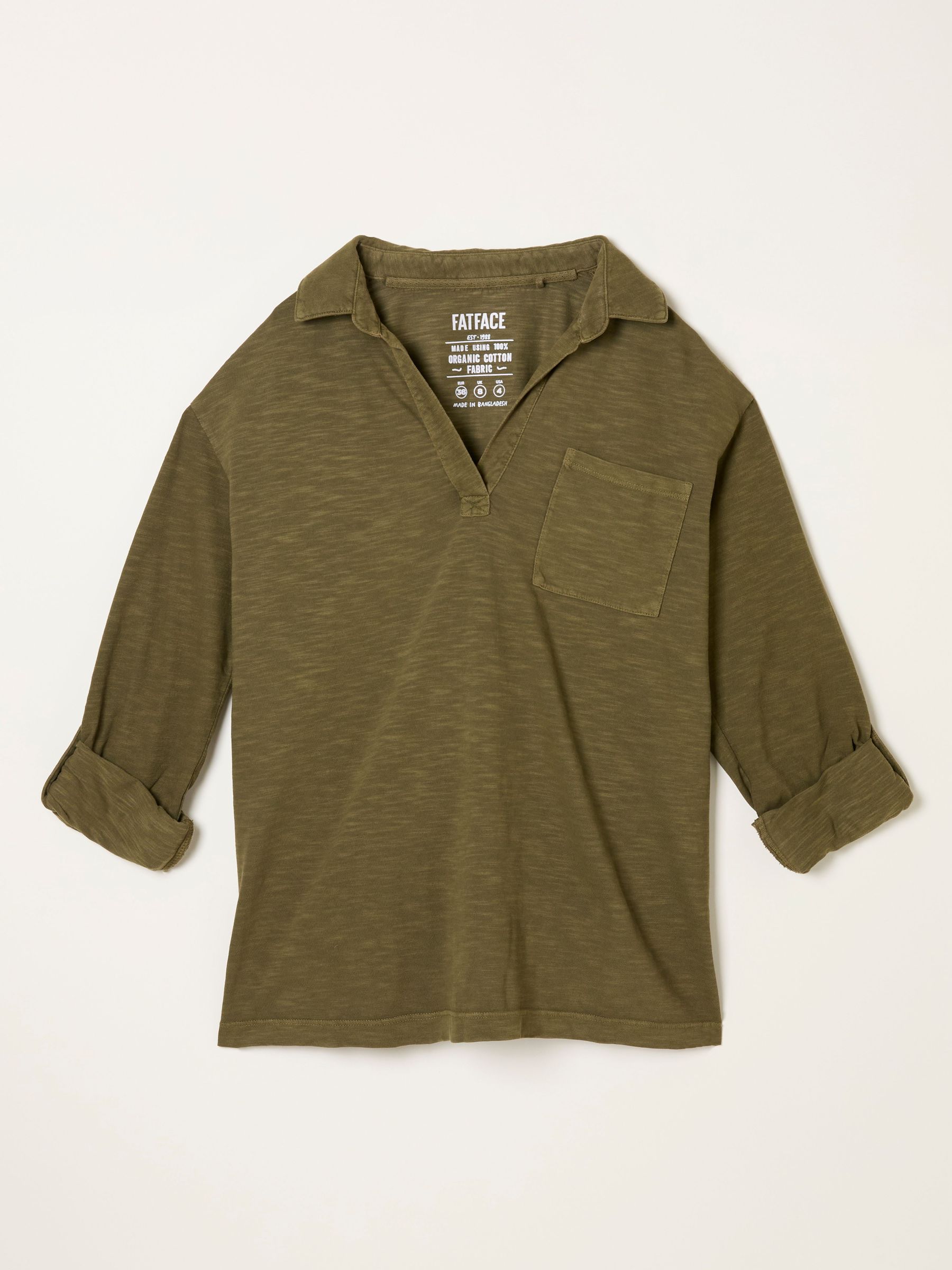 Paige Olive Green Jersey Shirt (F50276) | €46