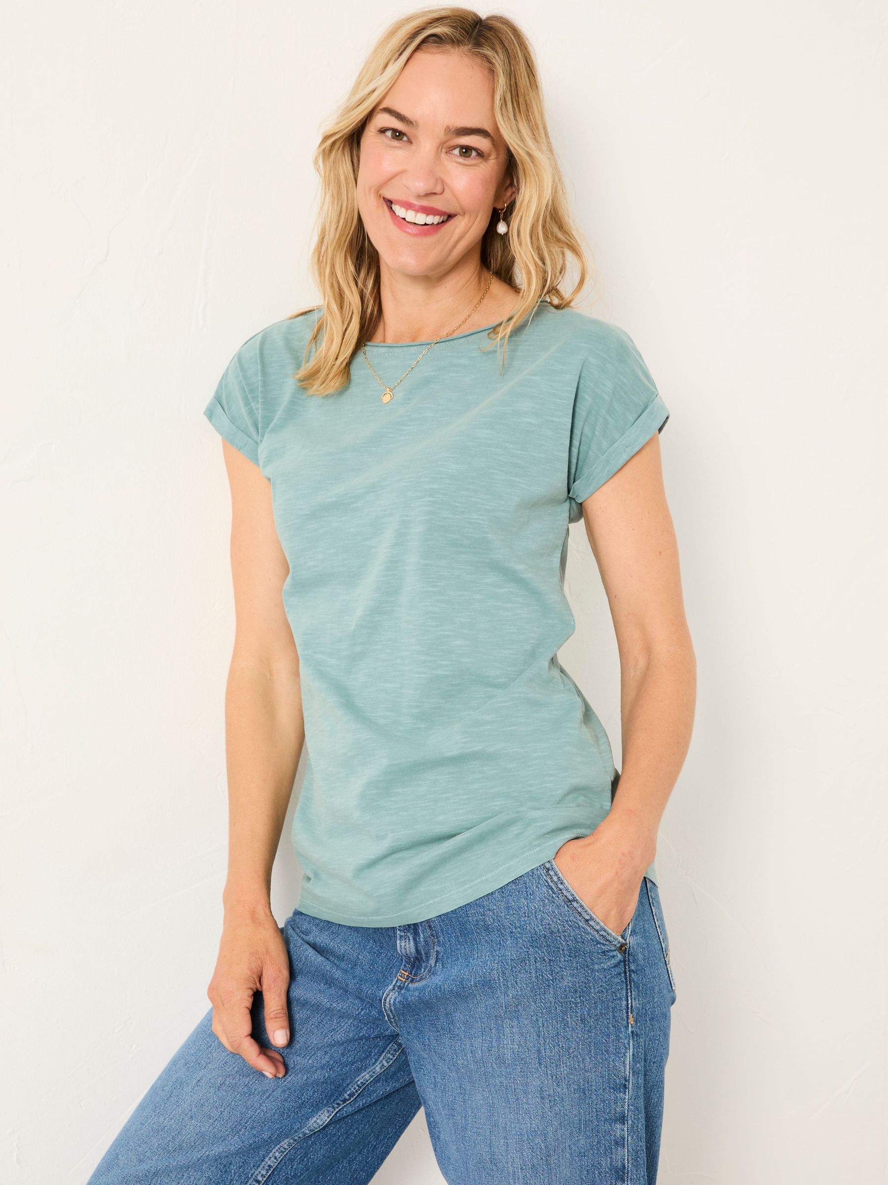 Ivy Duck Egg Blue T-Shirt (F50285) | $43