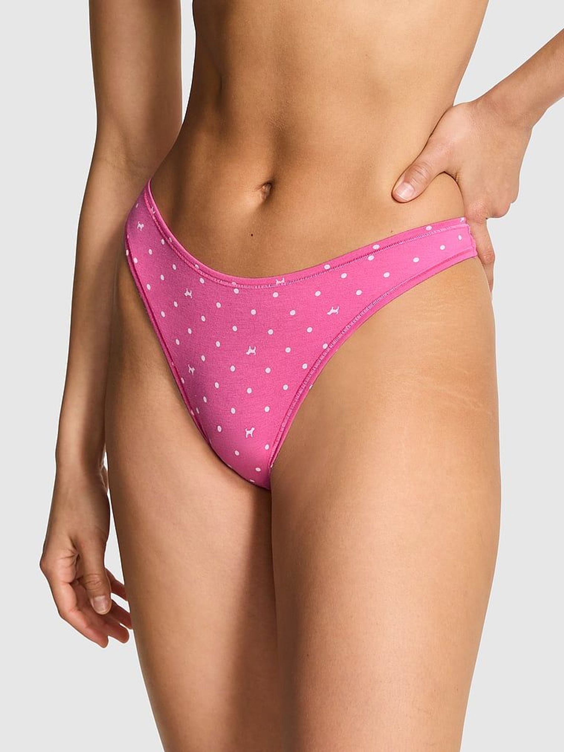 Pink Gossip Thong Cotton Thong Knickers (F51182) | €10.50