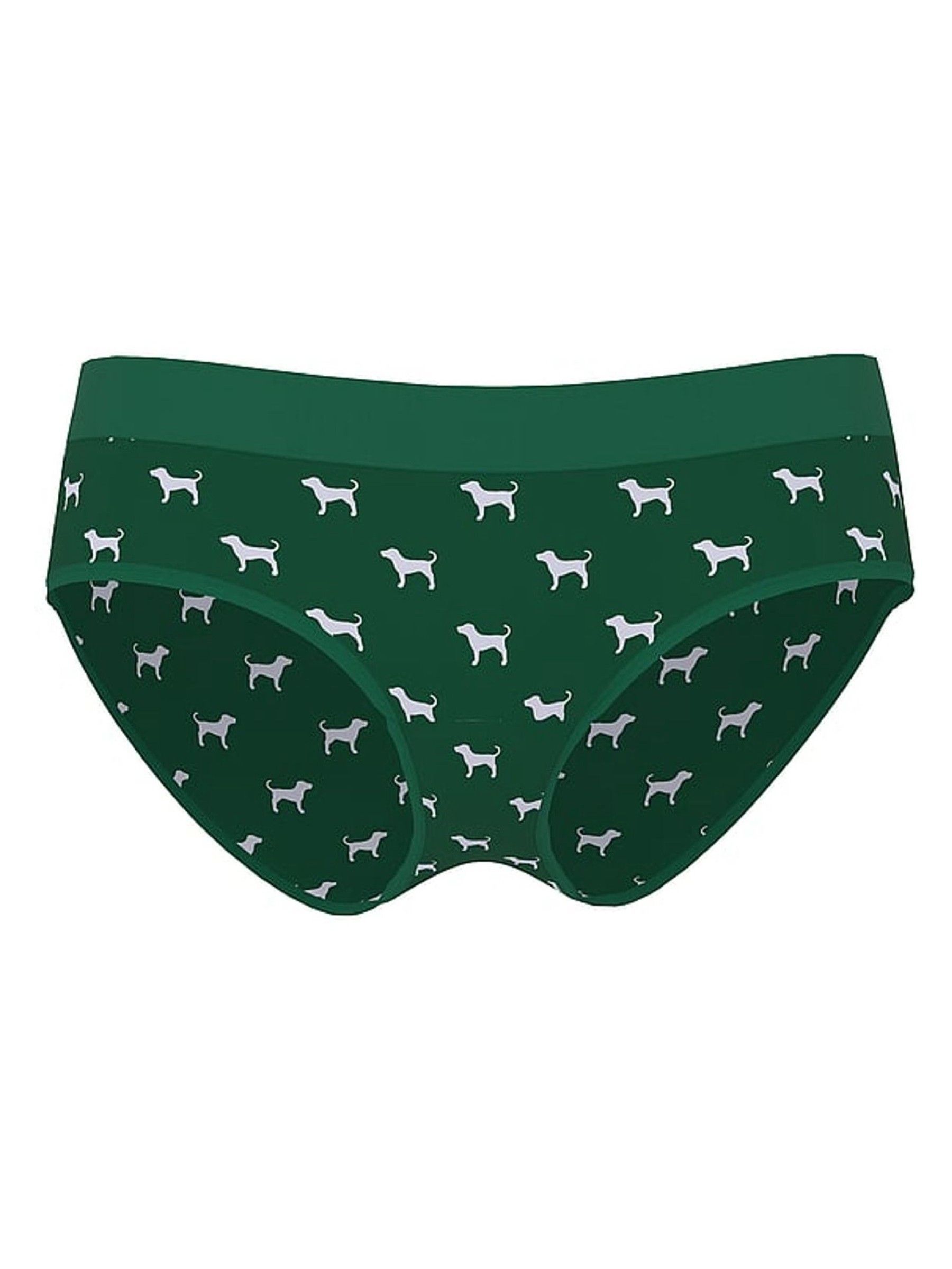 Jaguar Green Hipster Cotton Logo Boyshort Knickers (F51194) | €10.50