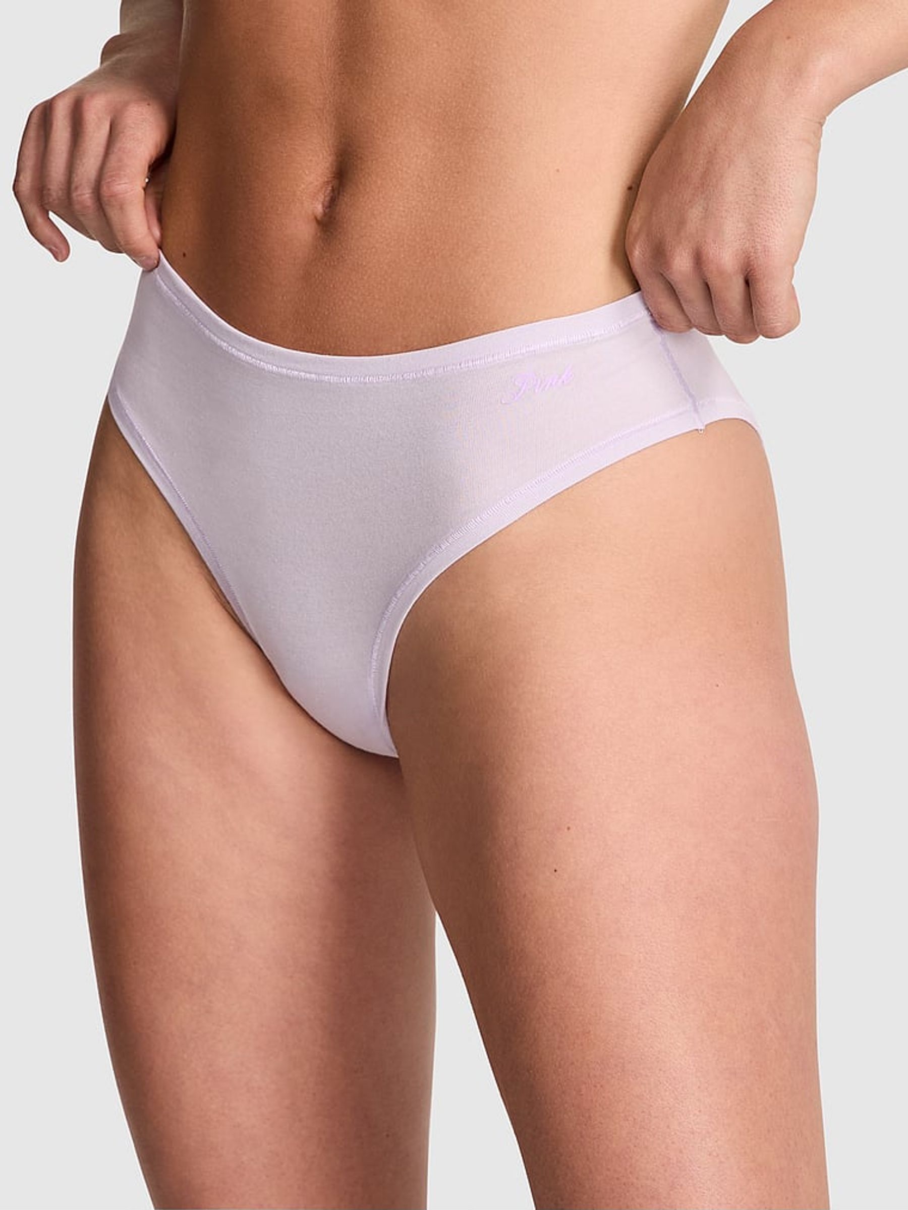 Purple Whisper Cheeky Cotton Thong Knickers (F51200) | €10.50