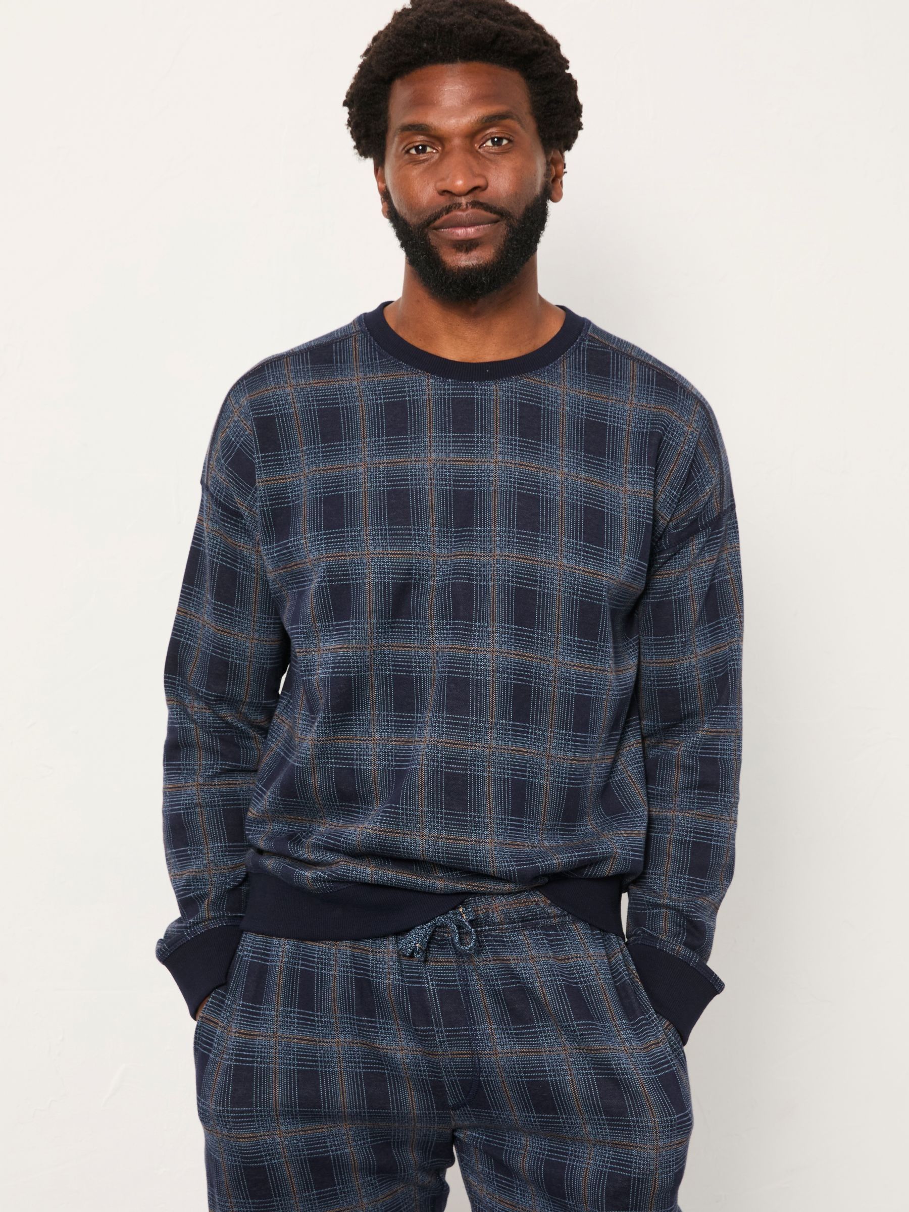 Kemble Navy Check Jumper (F51247) | $77
