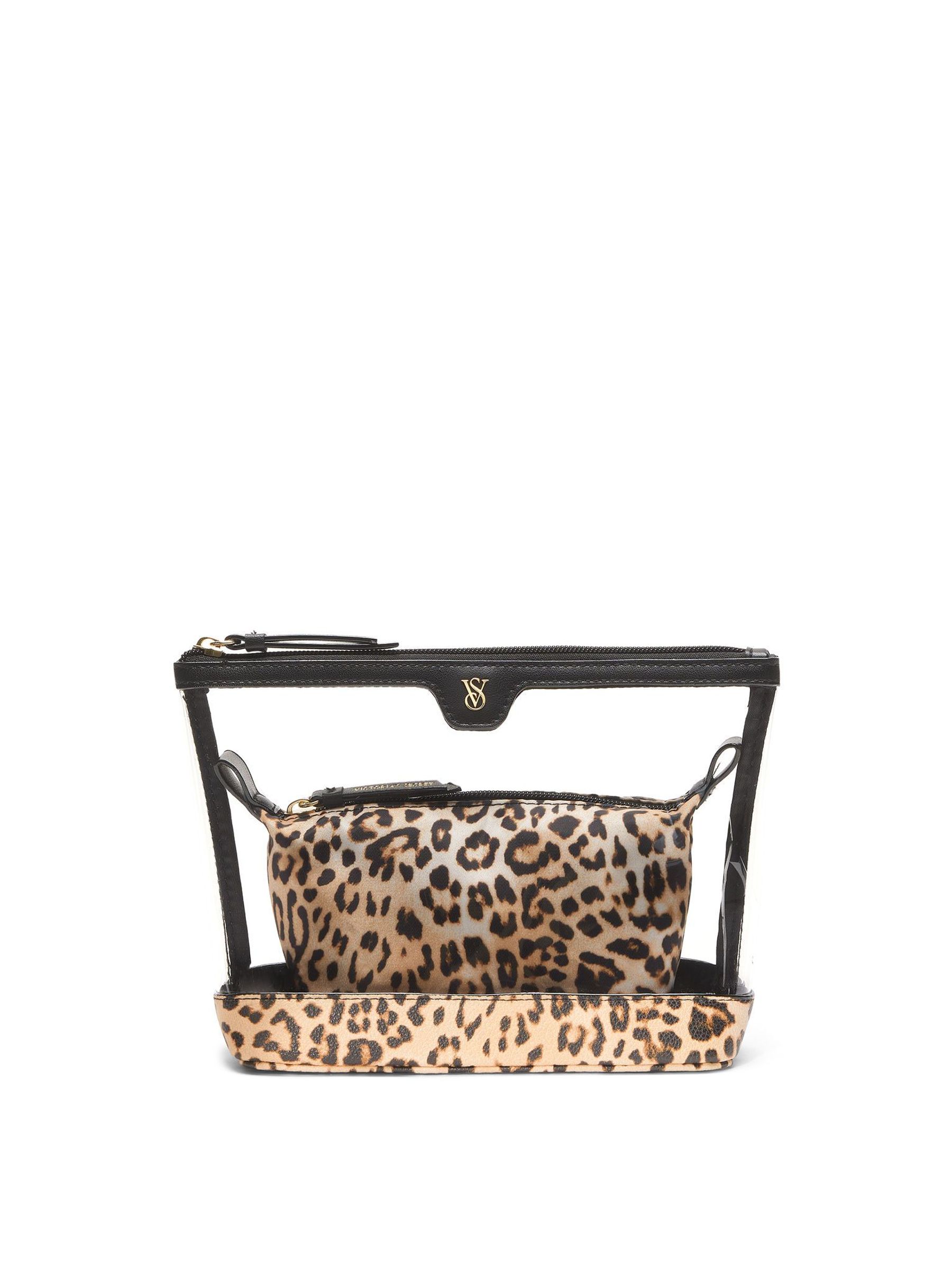 Leopard Brown AM/PM Makeup Bag Duo (F55273) | €33