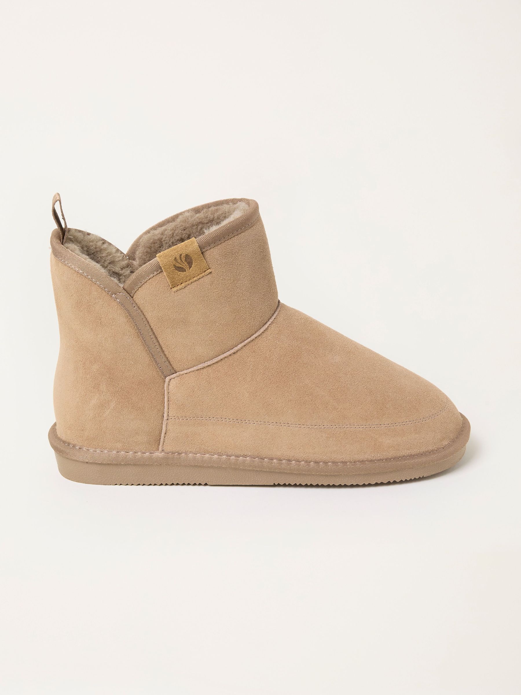 Rafe Natural Boot Slipper (F56120) | $85