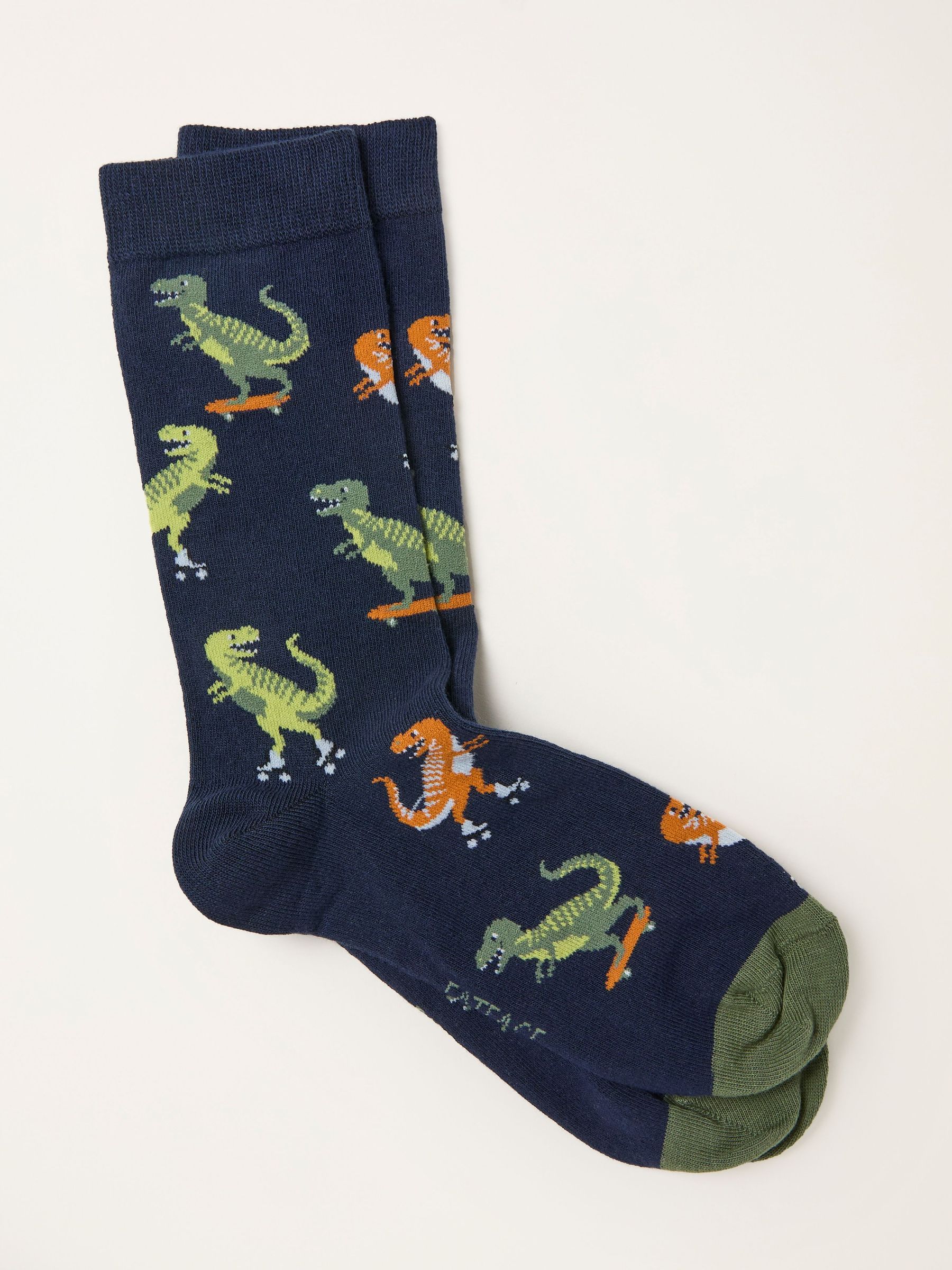 Navy Dinosaur Socks (F60177) | €9.50