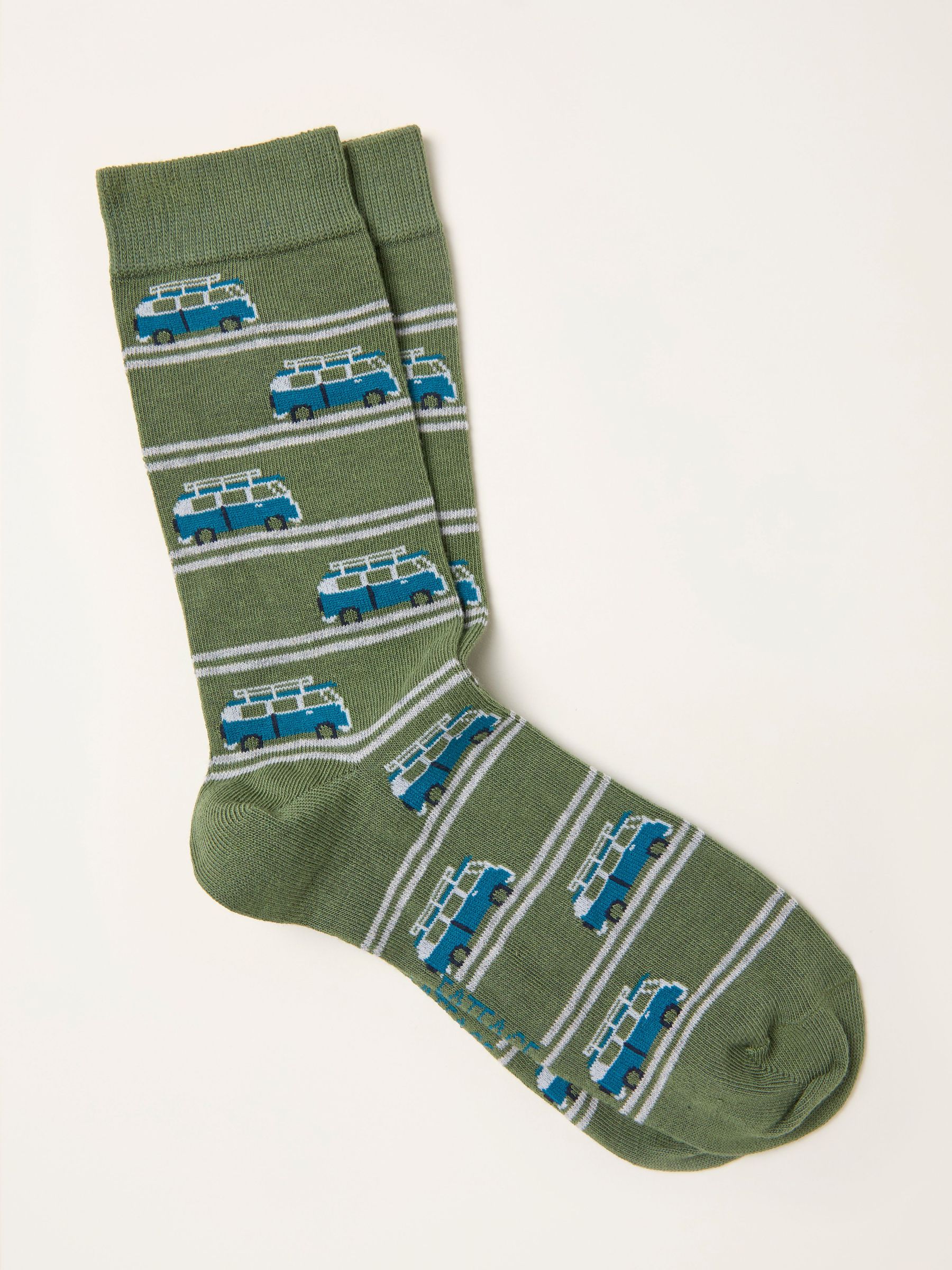 Green Campervan Socks (F60180) | $12