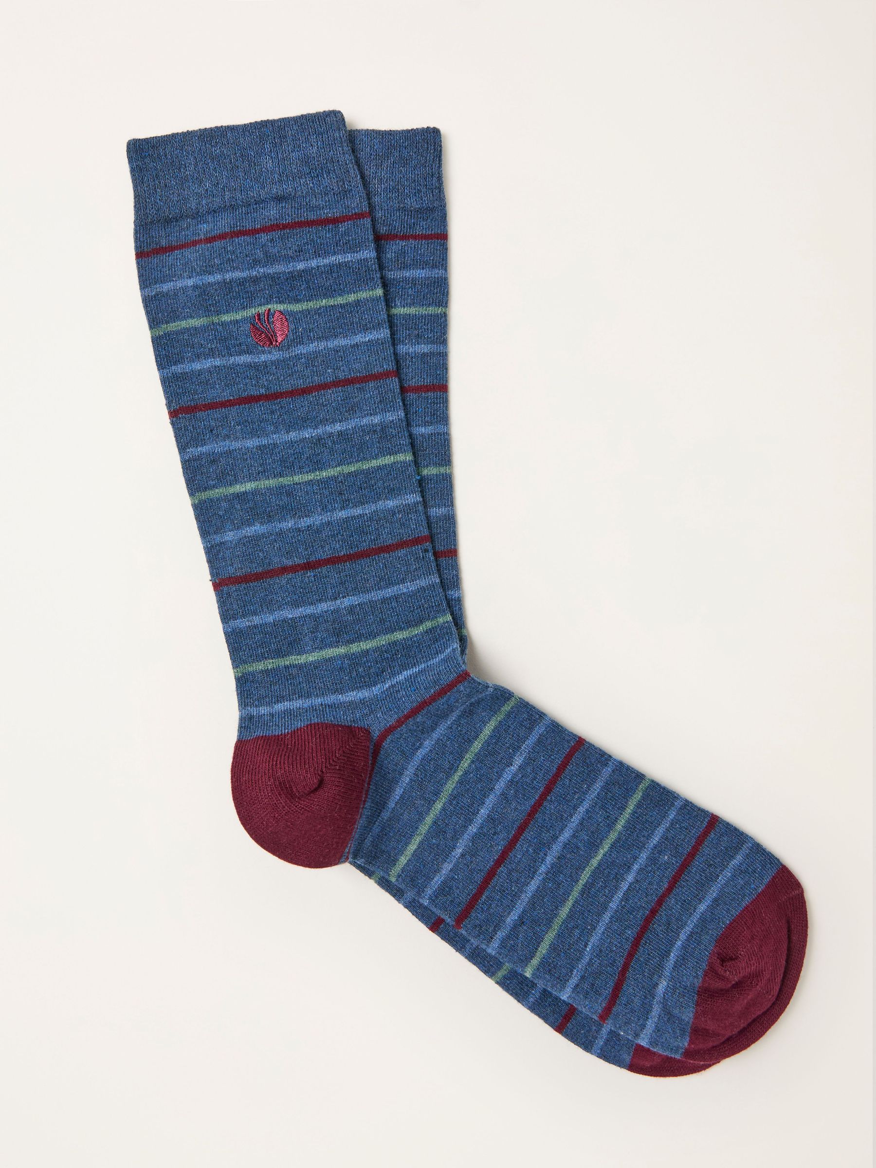 Navy Striped Socks (F60182) | €9.50
