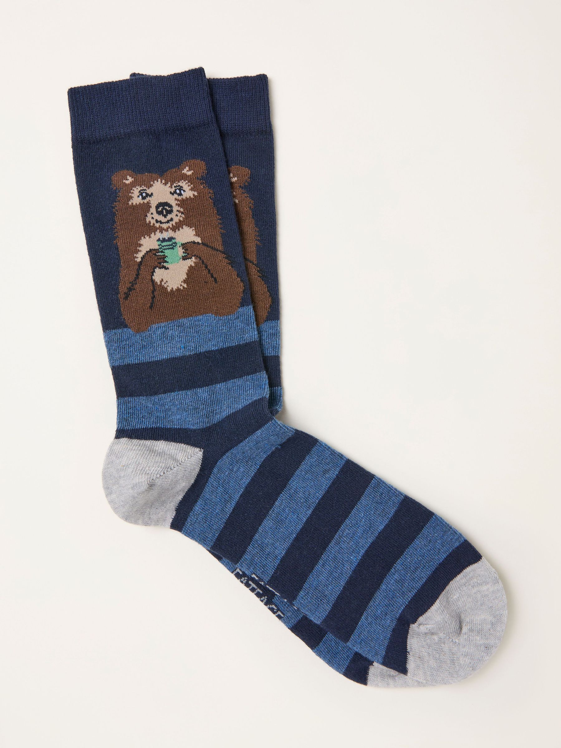 Navy Bear Socks (F60190) | €9.50