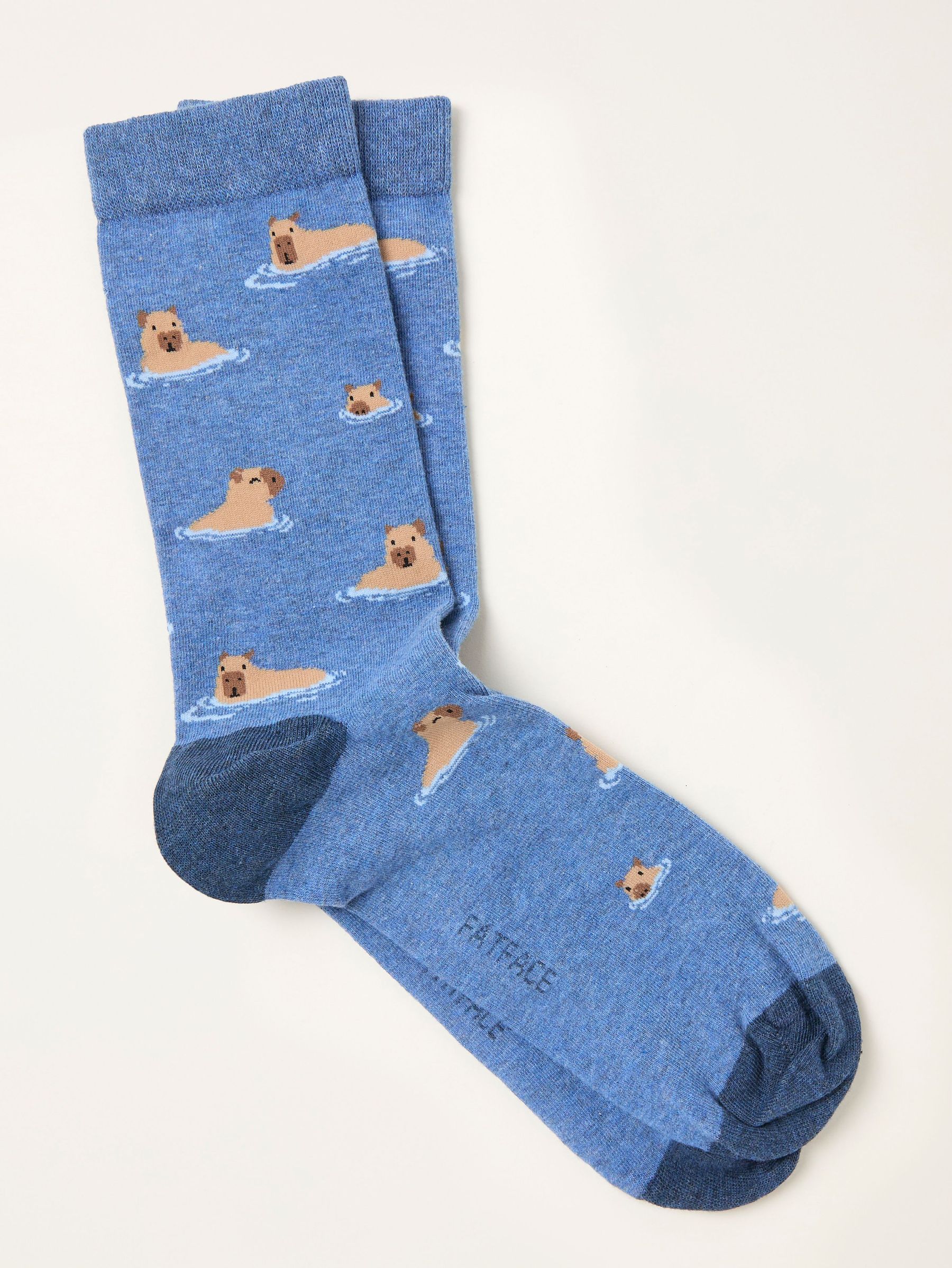 Blue Capybara Socks (F60192) | $12