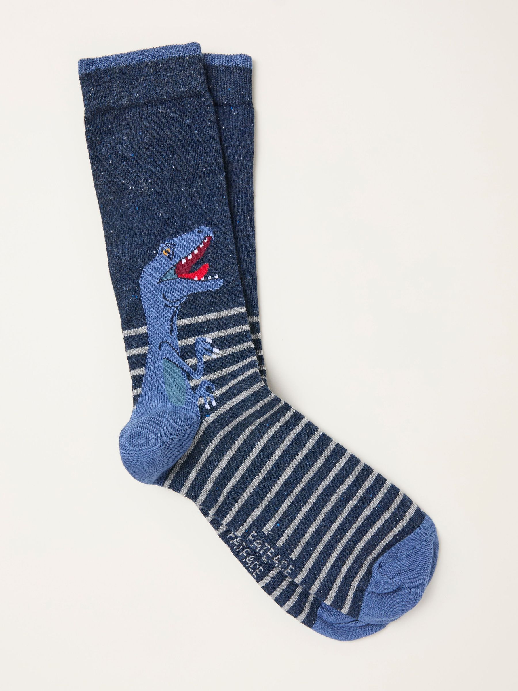 Navy T-Rex Socks (F60193) | $12