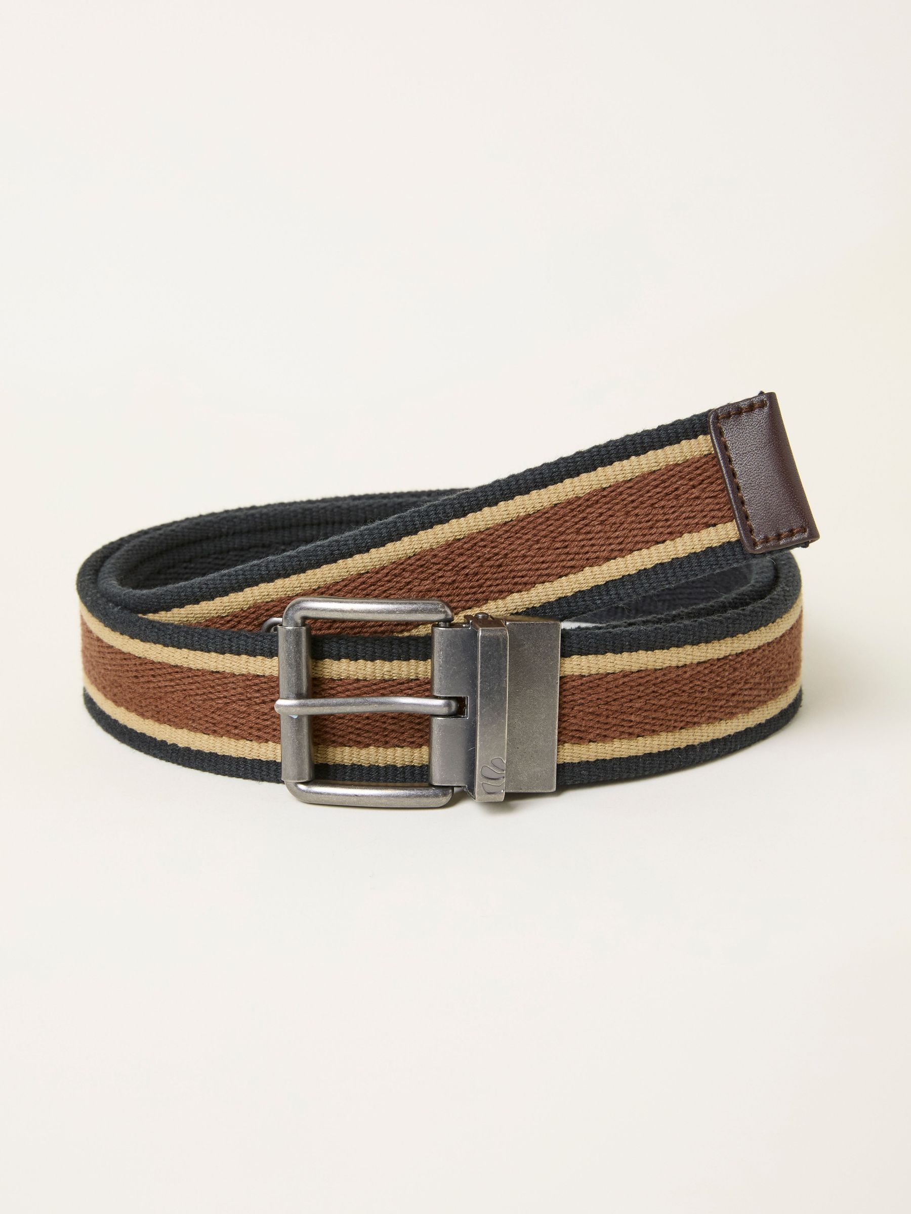 Black Reversible Webbing Belt (F62975) | $34