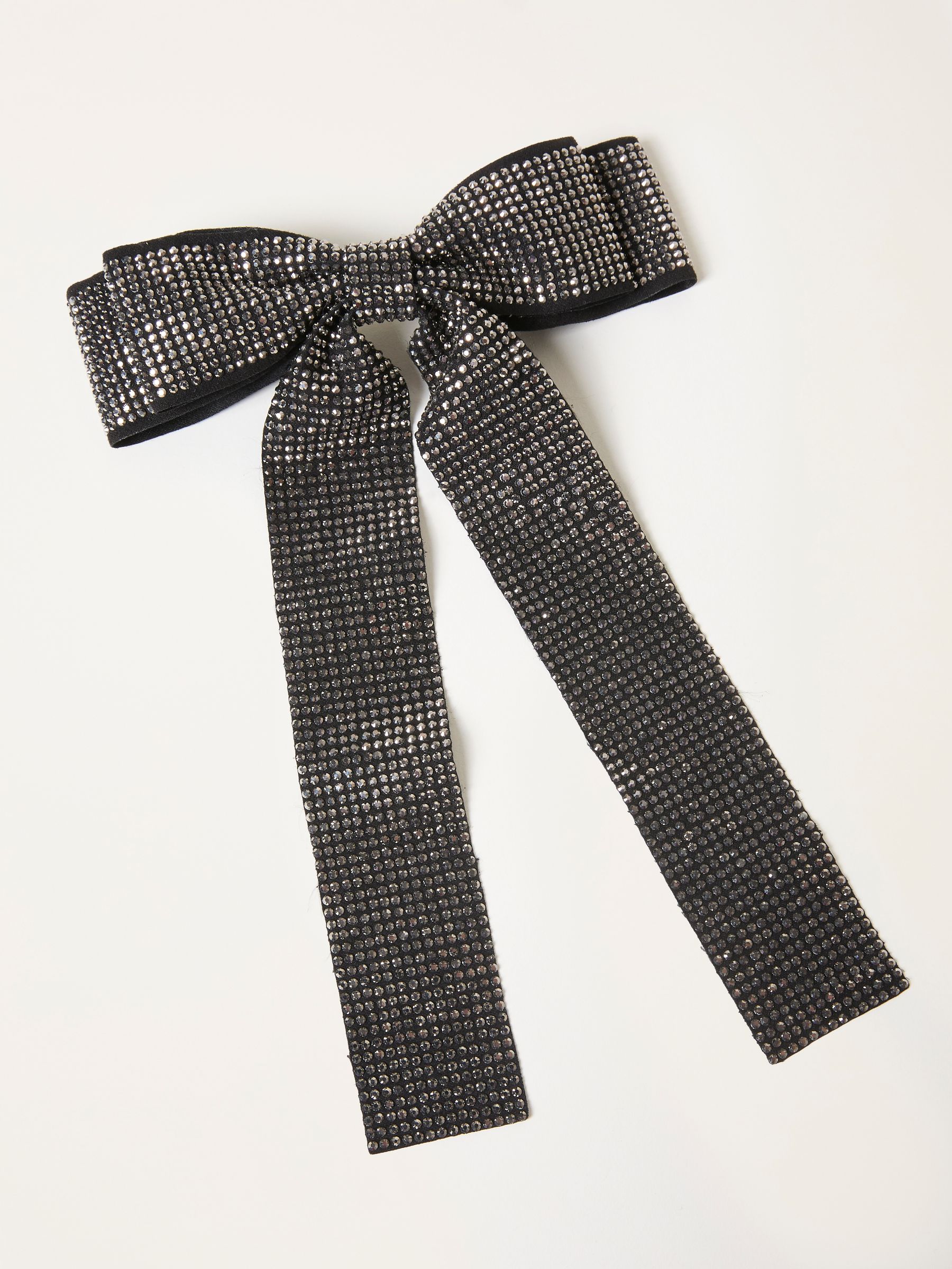 Black Sparkle Hair Bow (F64128) | €16.50