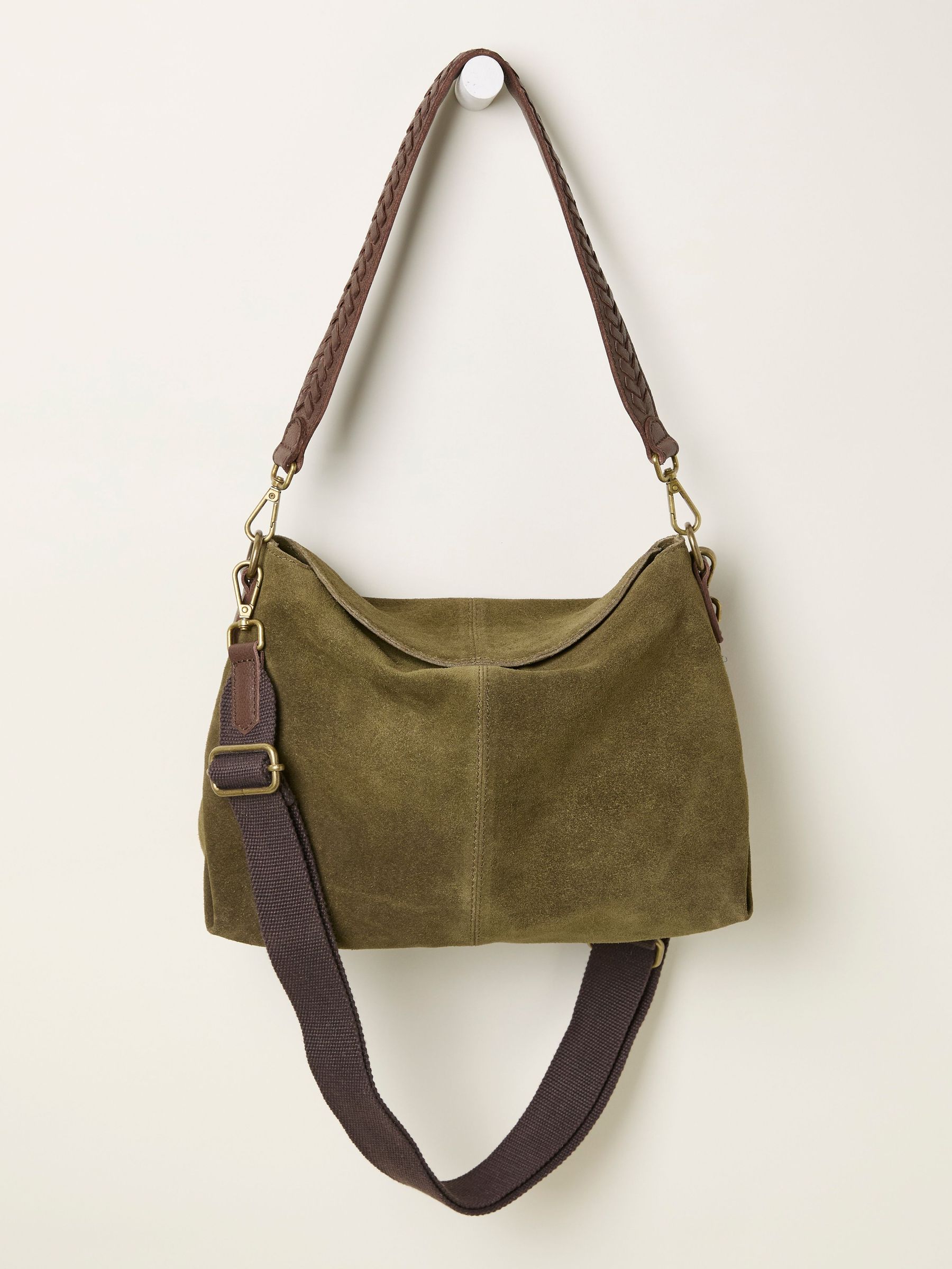 Green Suede Envelope Bag (F65879) | $103