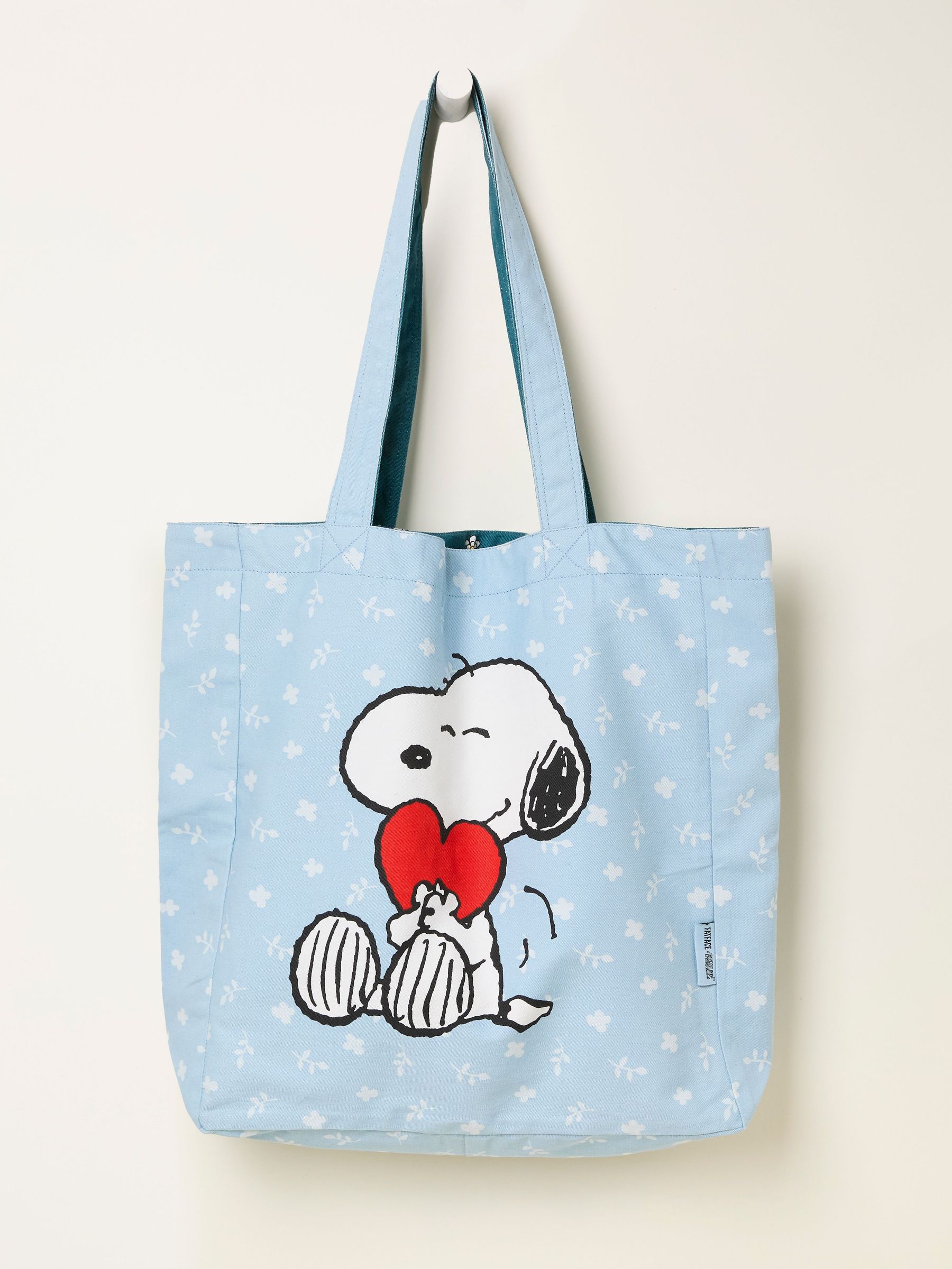 Blue Heart Snoopy Reversible Tote Bag (F65881) | €23