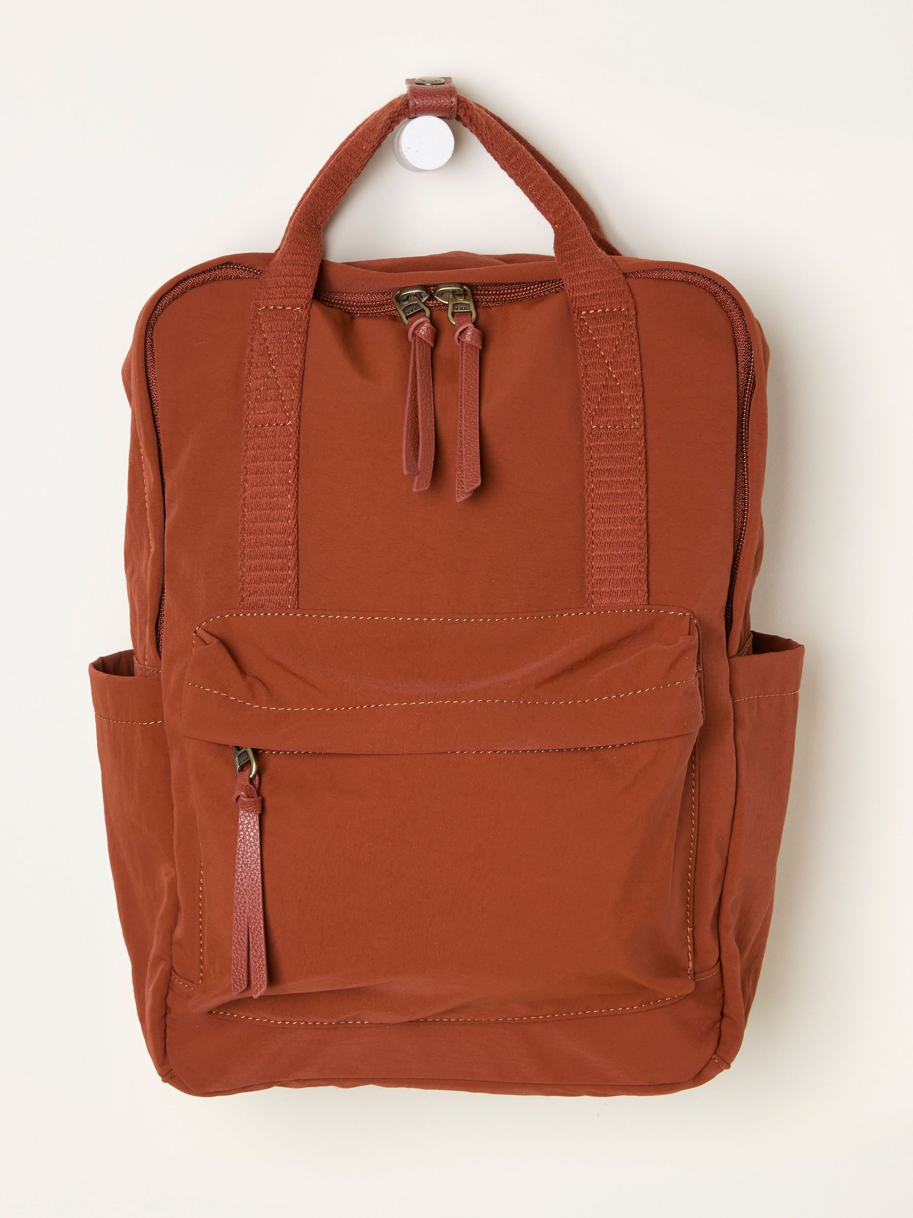 Dark Orange Nylon Backpack (F65896) | €56
