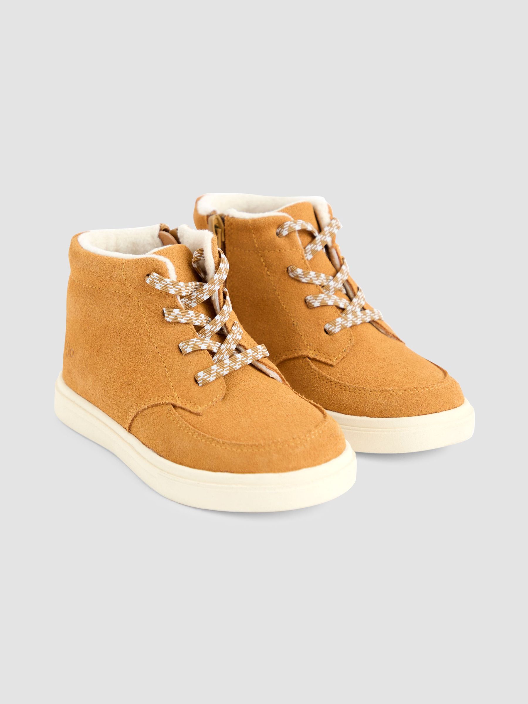 Light Brown Leather Trainers (F67060) | $64 - $75