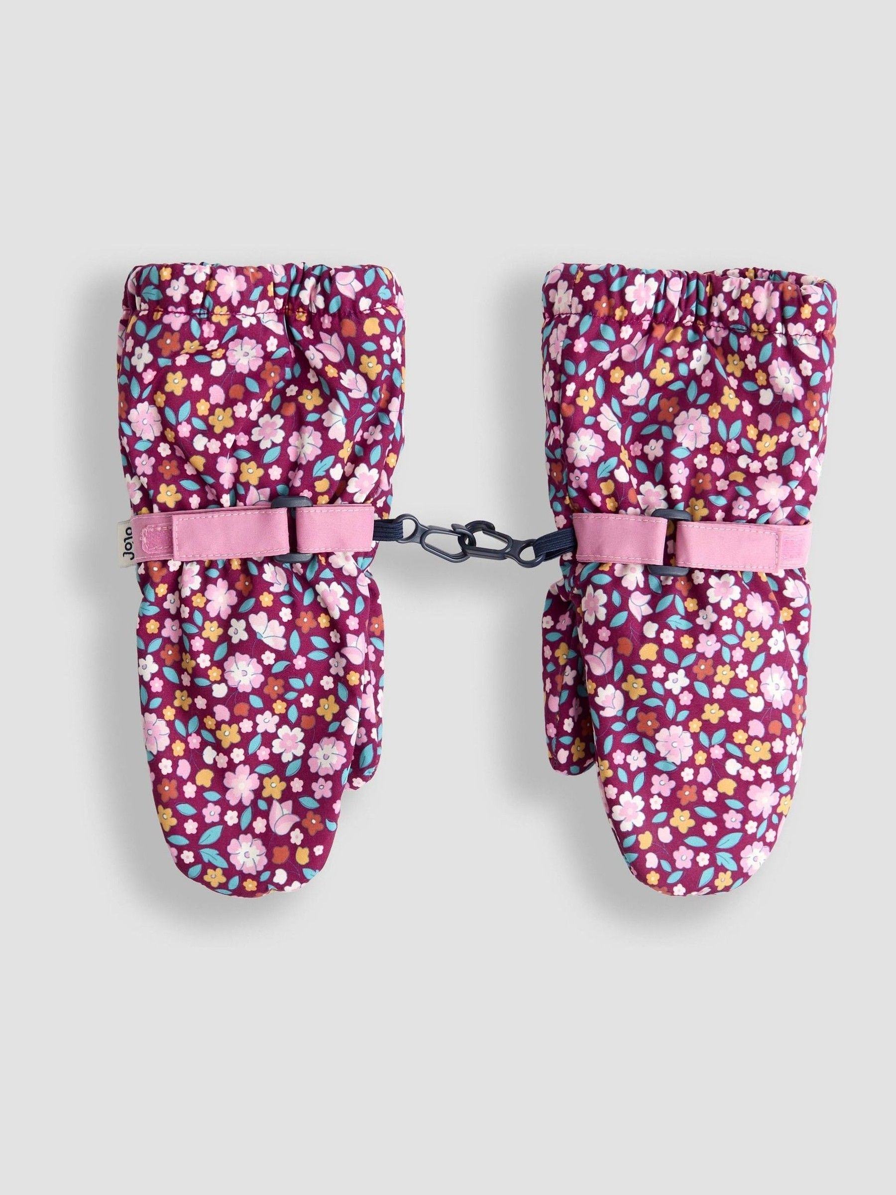 Dark Pink Waterproof Fleece Lined Mittens (F67062) | $33