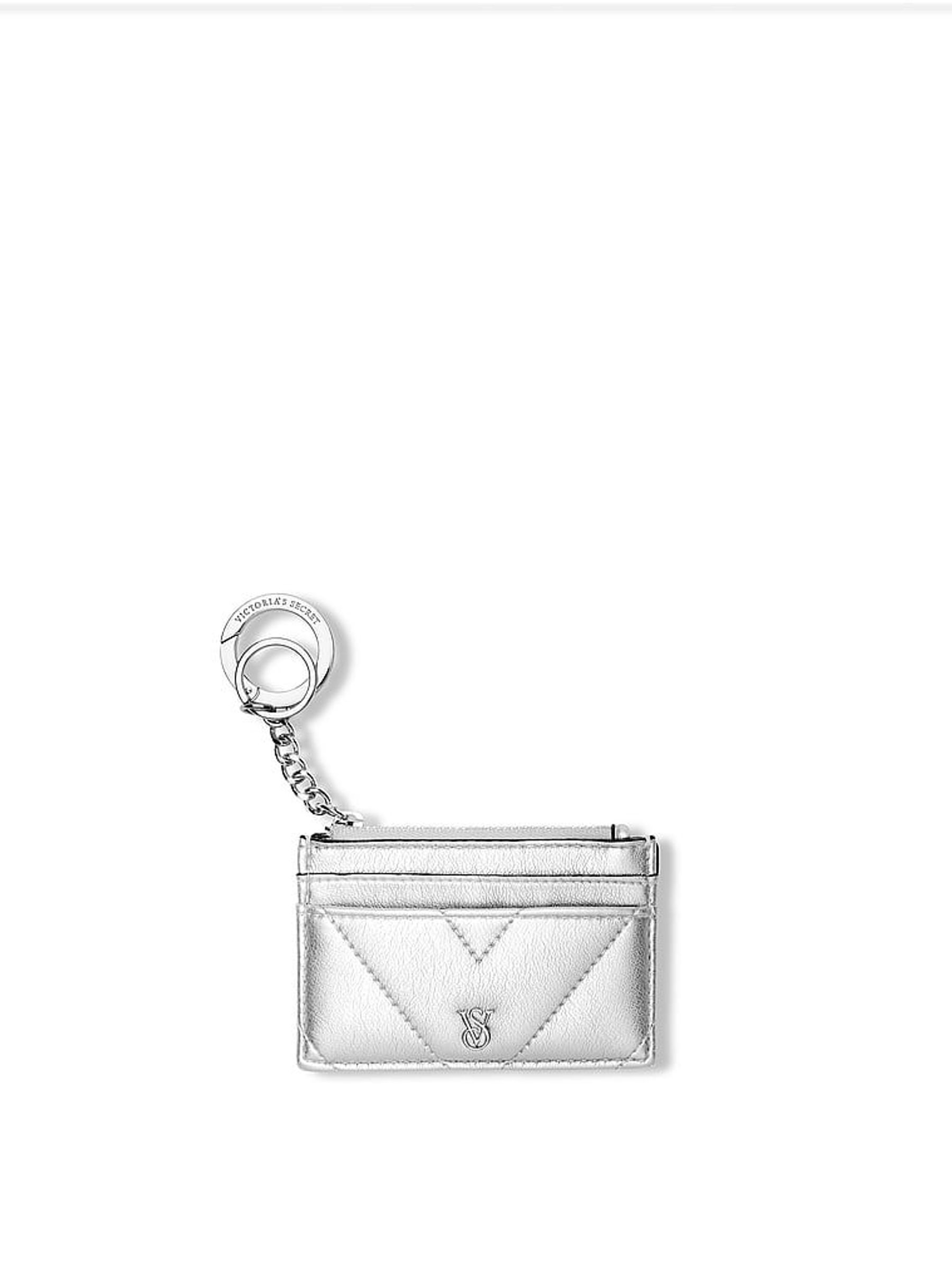 Silver Card Holder Keyring (F69419) | €17