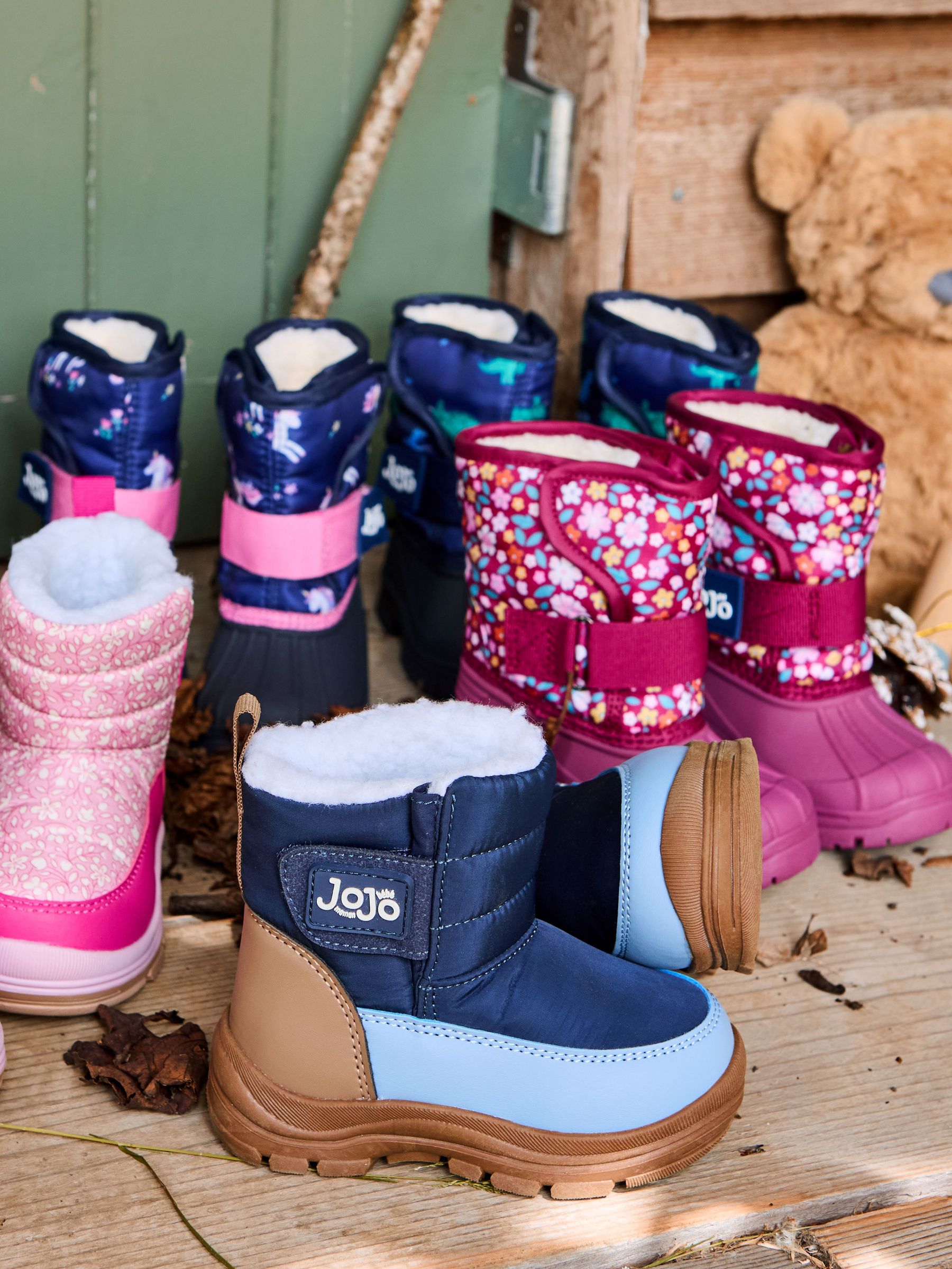 Berry Cosy Snow Boots (F70304) | $56 - $66