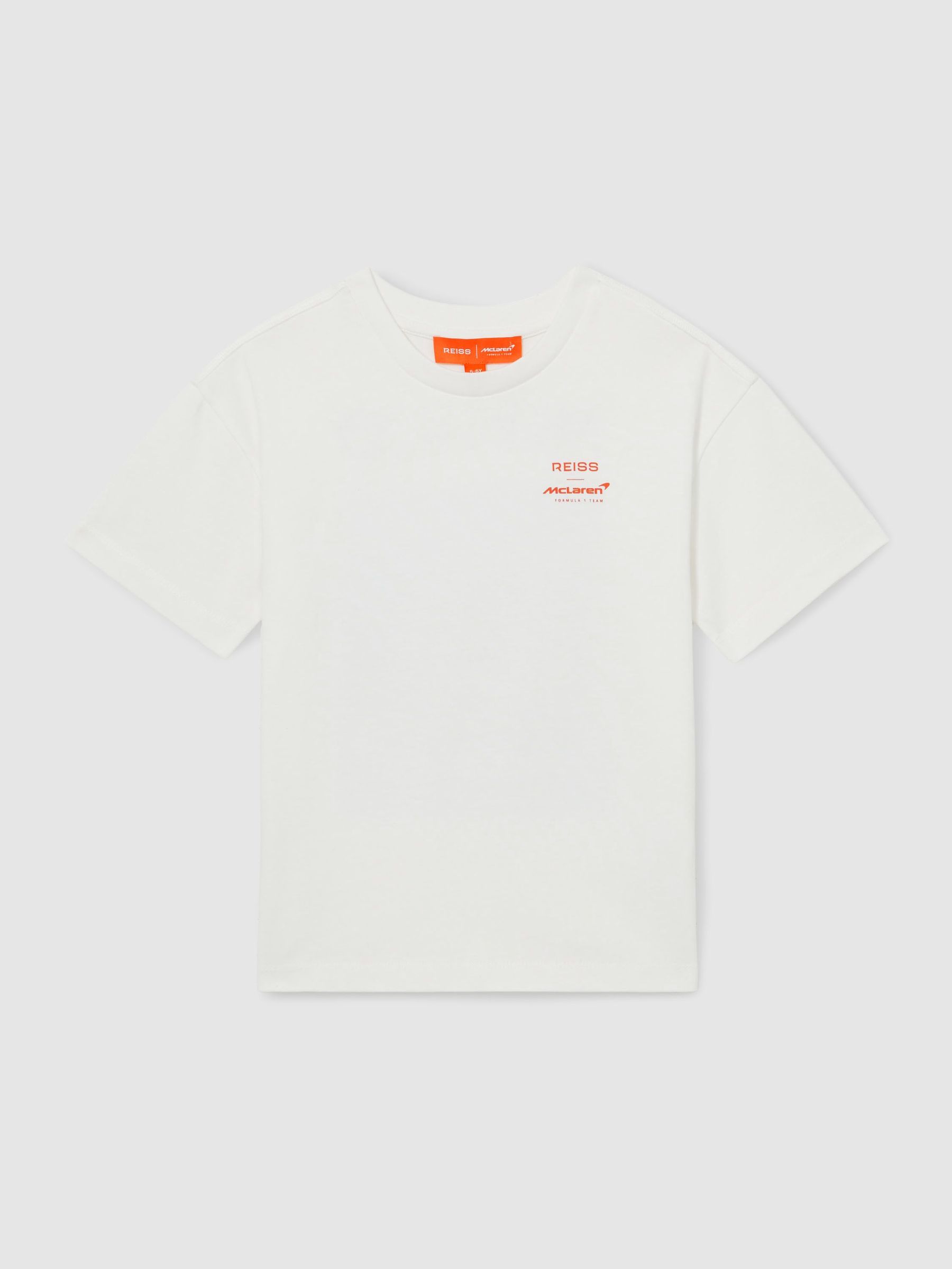 Unisex Fit Oversized McLaren F1 Team Tyre T-Shirt in White (F75749) | 195 SAR