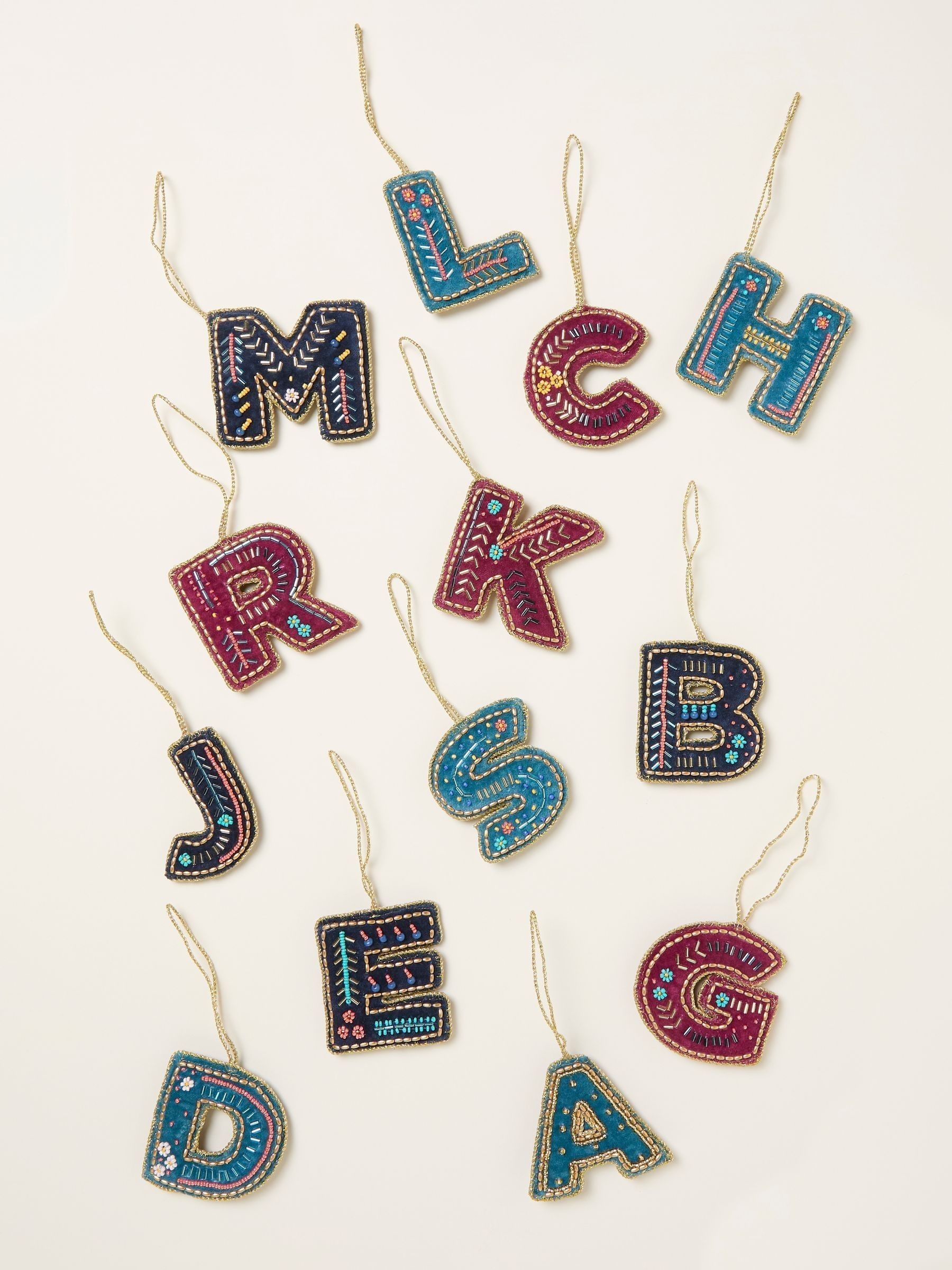 Multi Alphabet Beaded Decoration (F77277) | €11.50