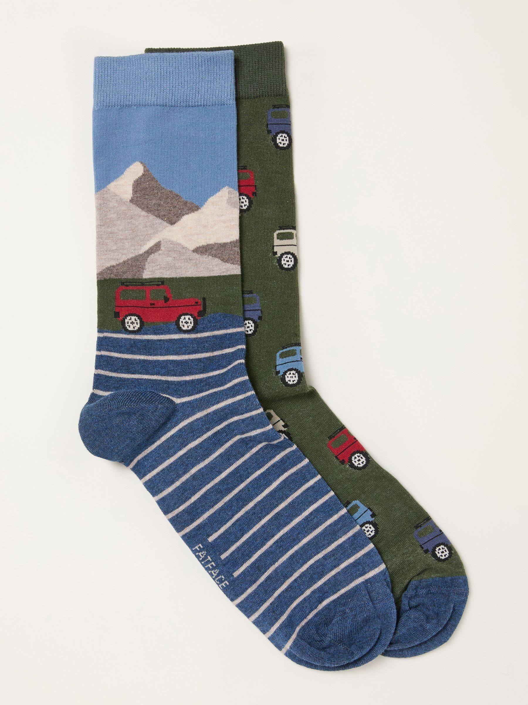 Multi 2 Pack Off Roader Socks in a Gift Box (F78087) | $21