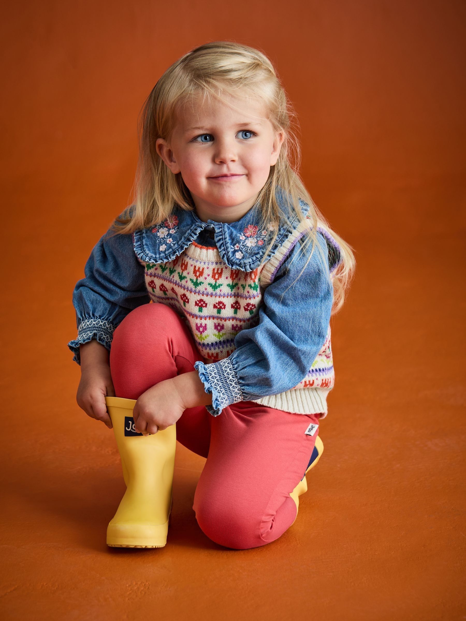 Cream Woodland Fair Isle Vest (F78605) | $45 - $50