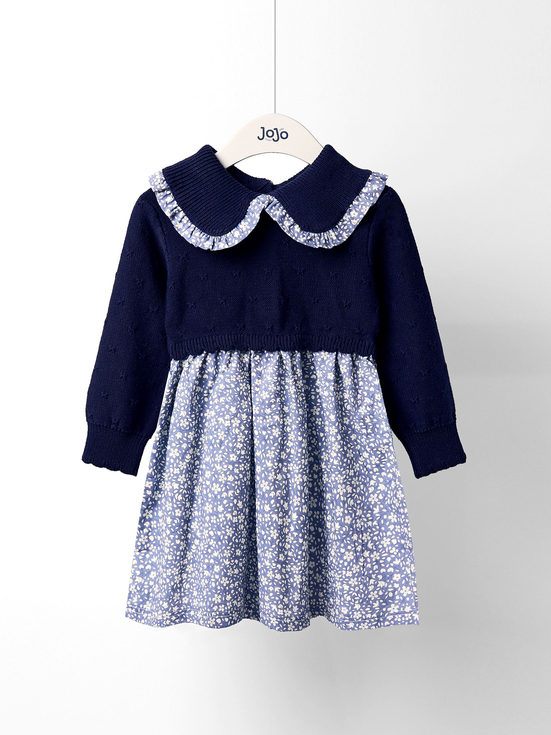 Blue Knitted Dress (F78608) | $55 - $65