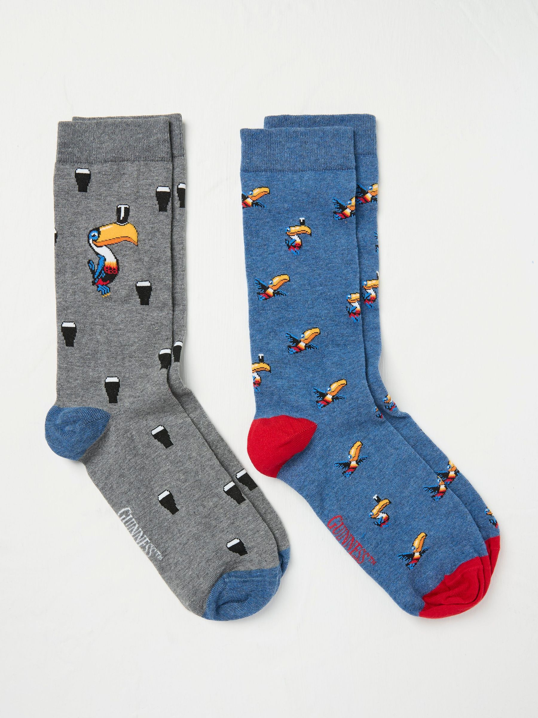 Multi Two Pack Guinness Socks in a Box (F78919) | €18