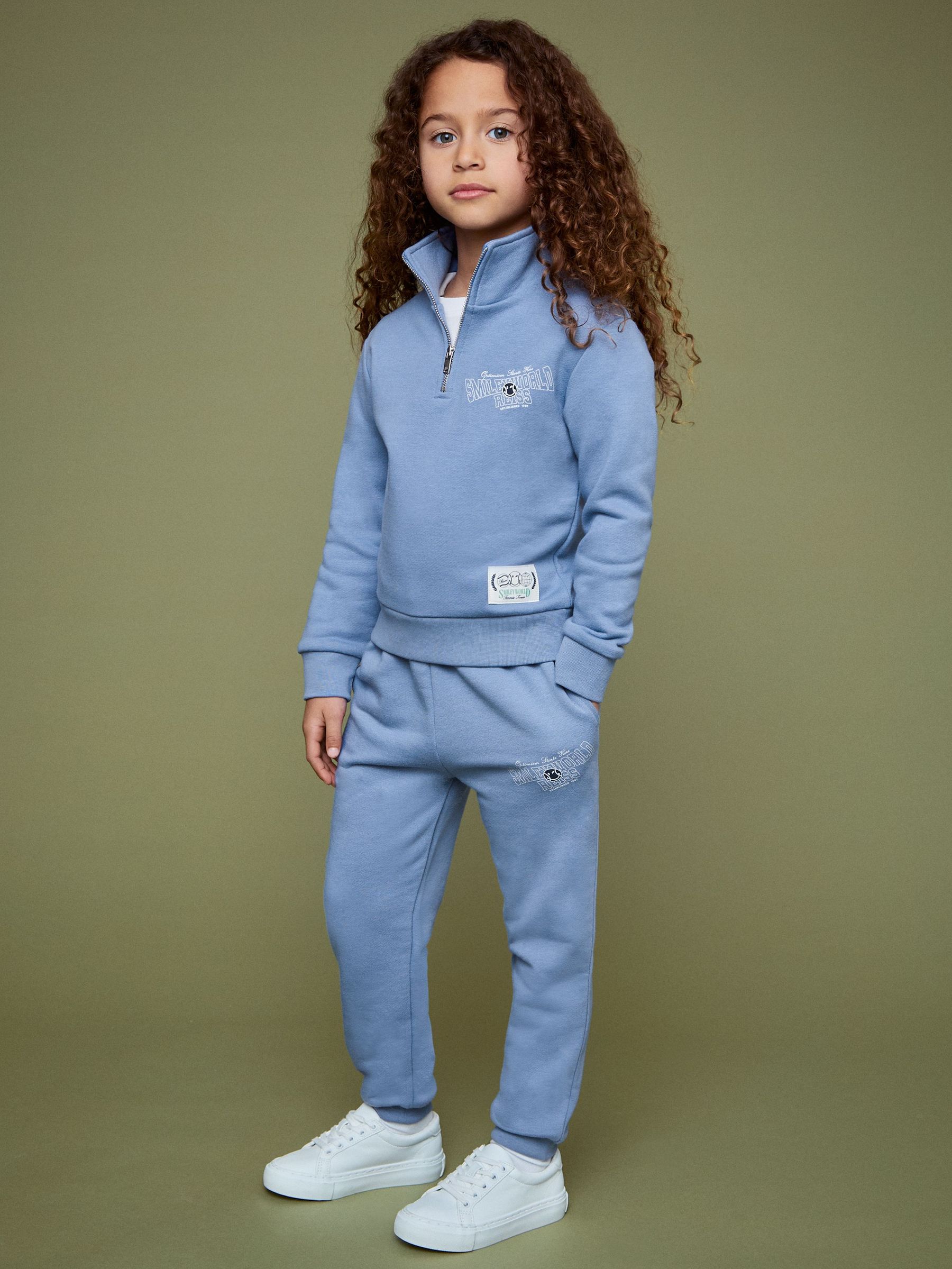 9-13 yrs SmileyWorld | Reiss Cuffed Joggers Unisex Fit in Blue (F81752) | €50