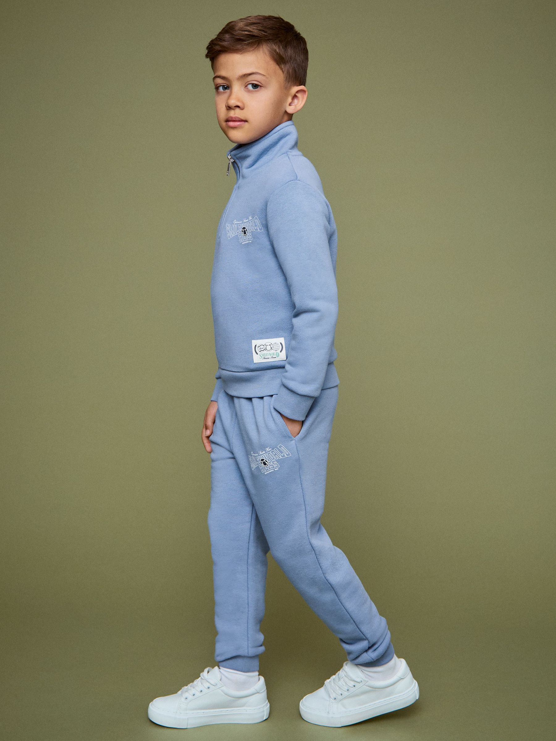 3-9 yrs SmileyWorld | Reiss Cuffed Joggers Unisex Fit in Blue (F81766) | €45
