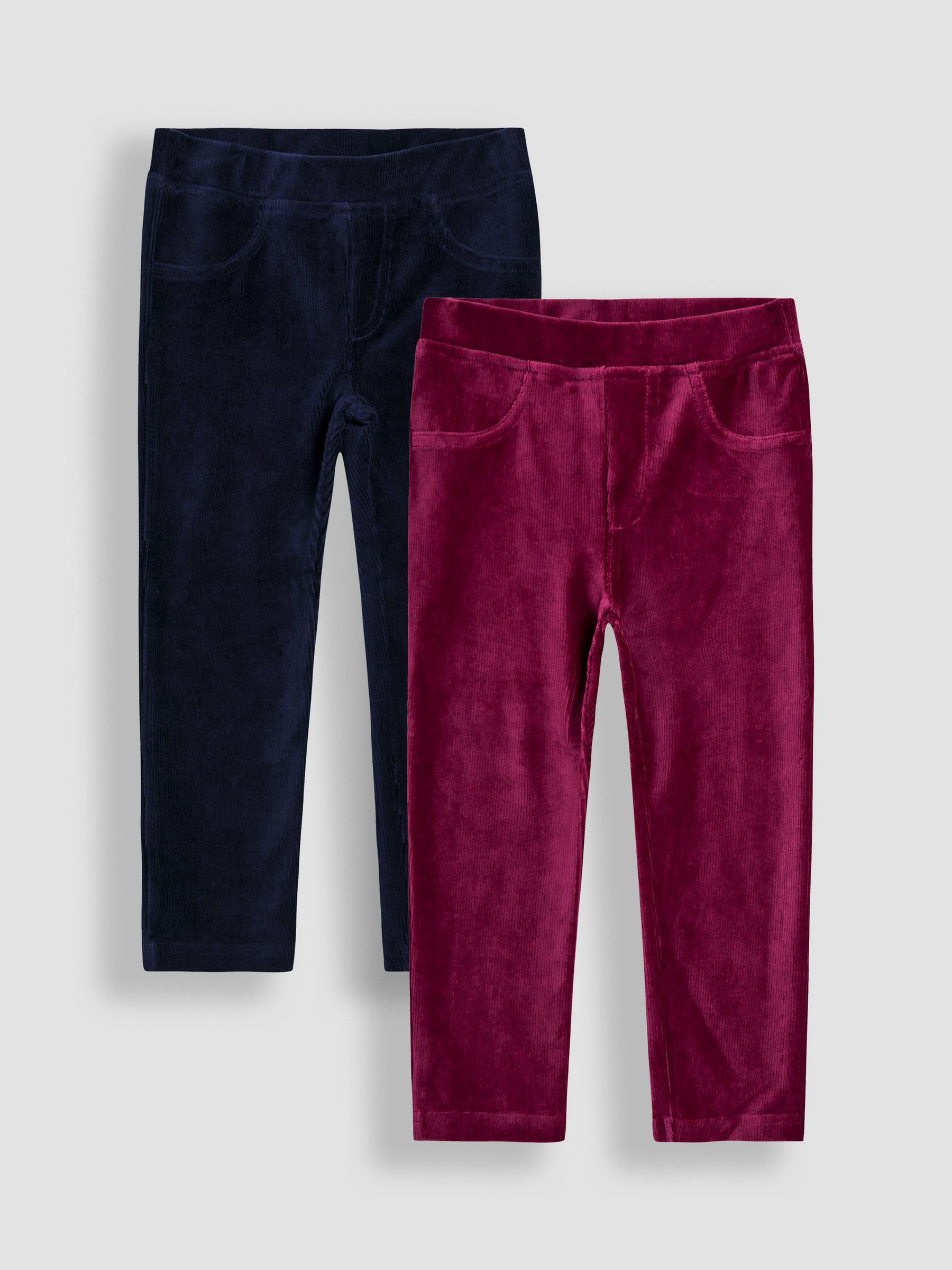 Blue 2-Pack Jersey Cord Jeggings (F86412) | $39 - $45