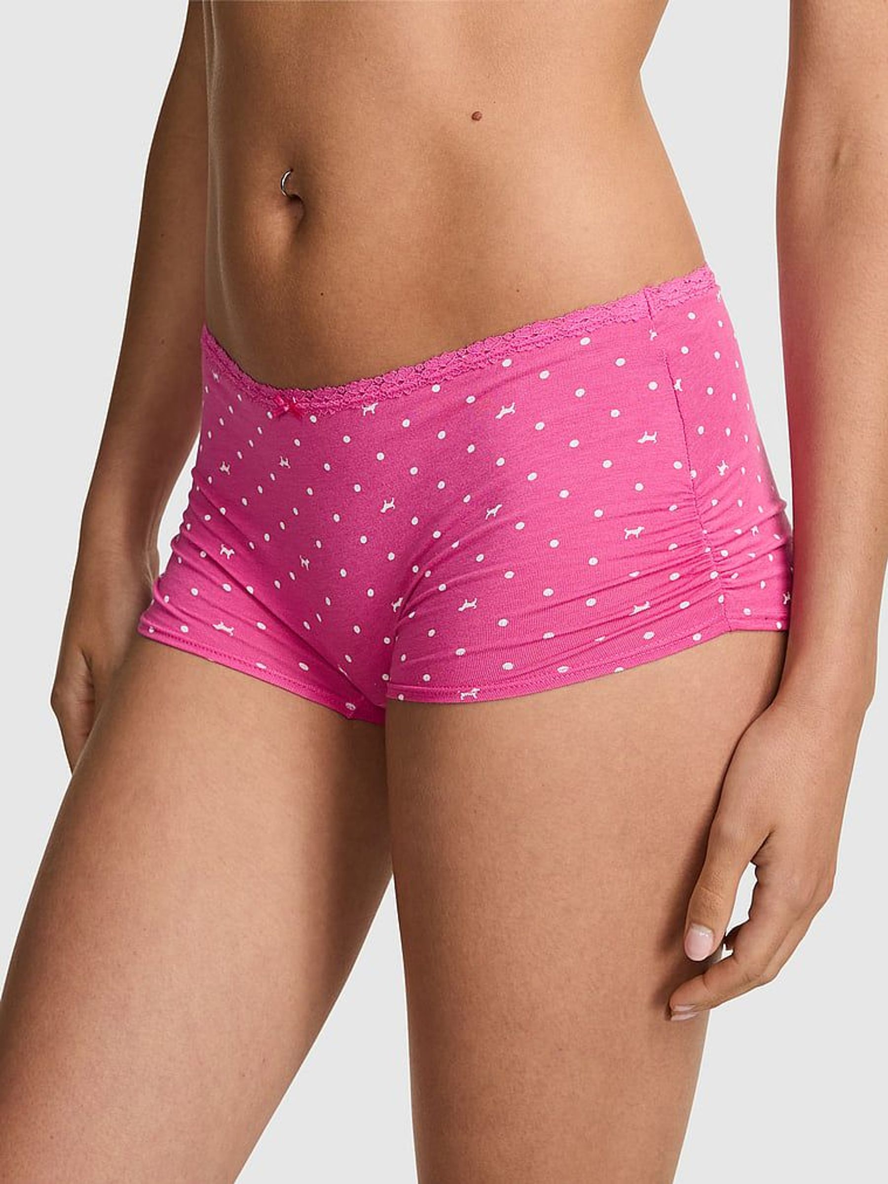 Pink Gossip Short Cotton Ruffle Knickers (F91324) | €10.50
