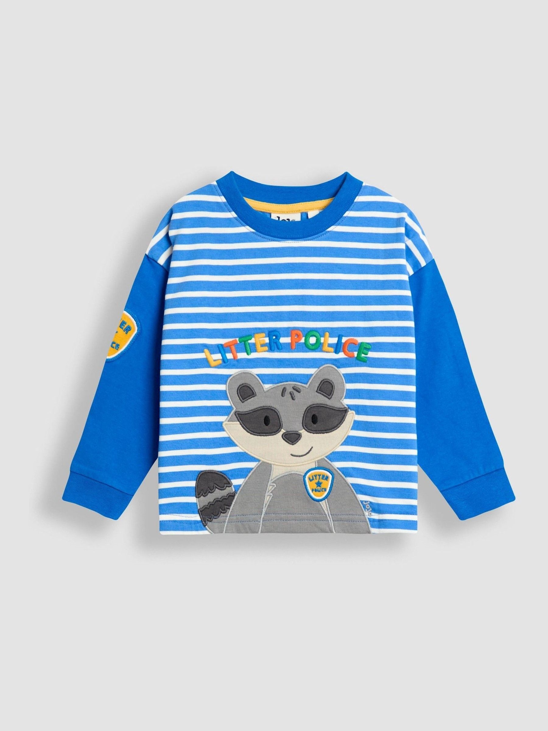 Cobalt Blue Racoon Appliqué Top (F96672) | $26 - $31